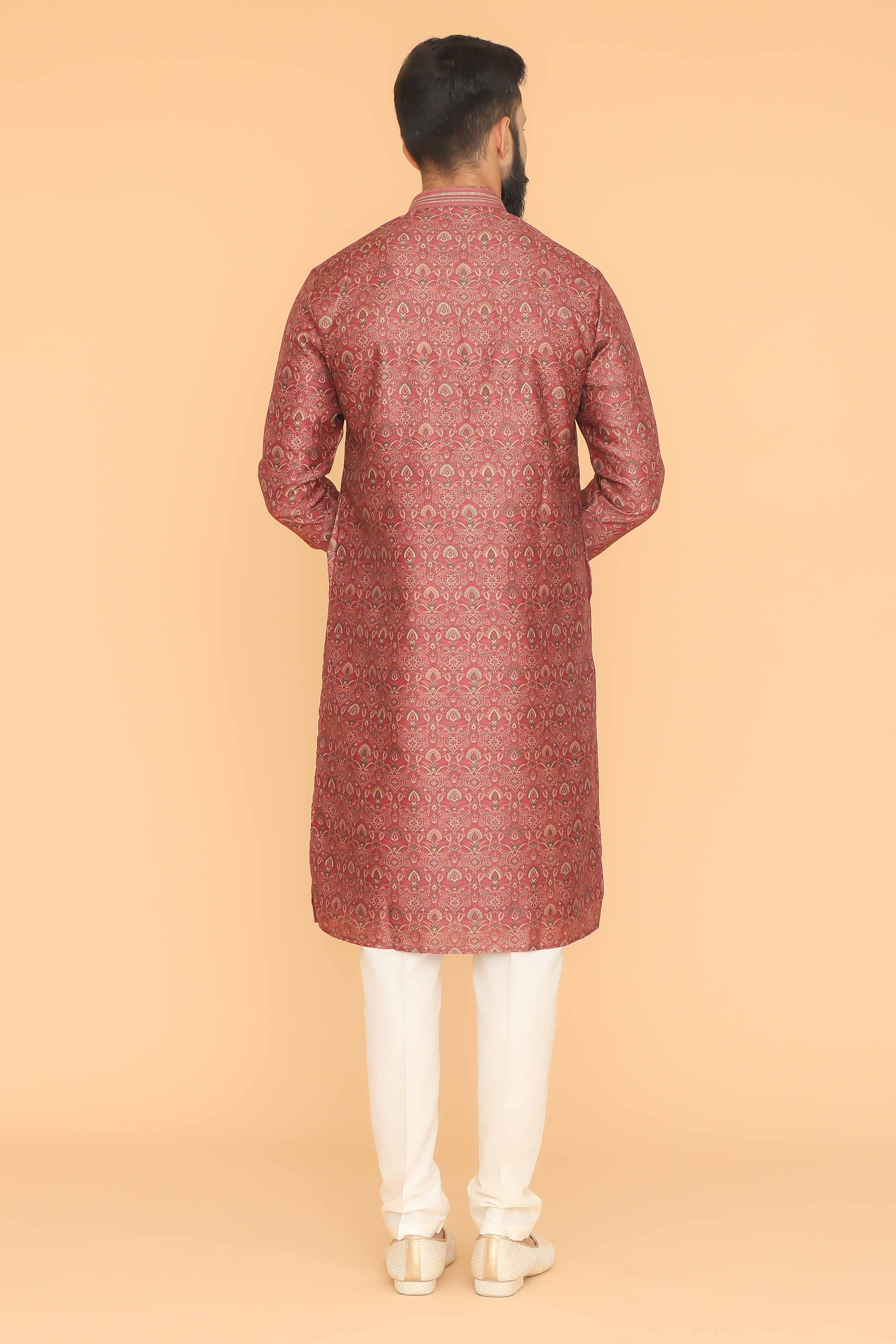 MLS PRINTED KURTA PAJAMA