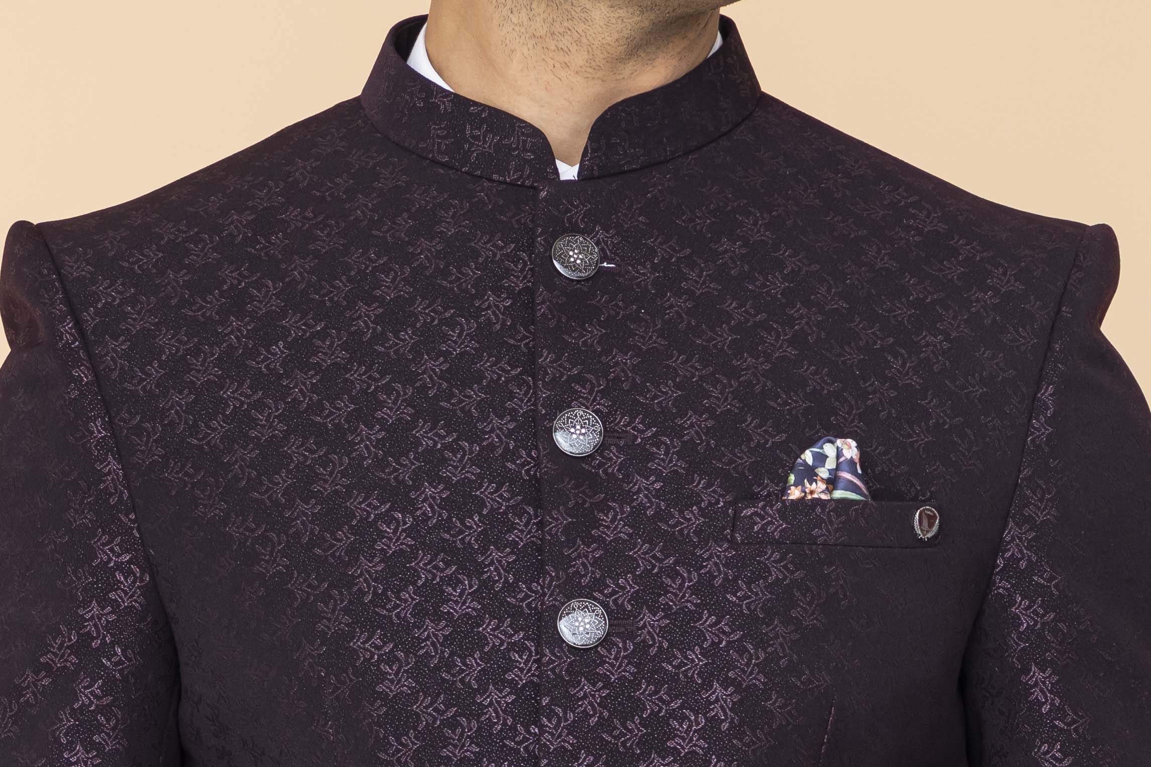 MLS PRINTED JODHPURI SUIT