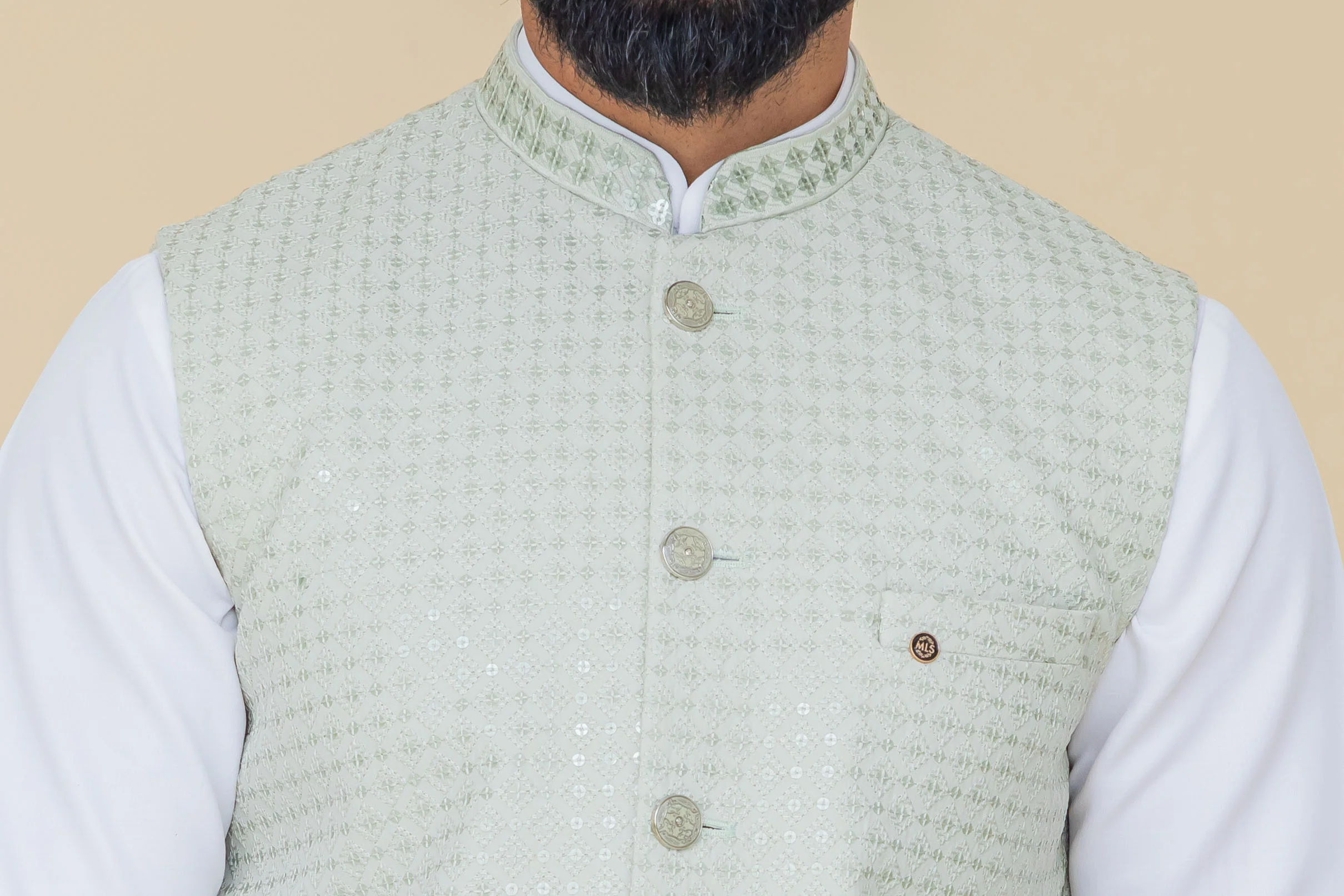 MLS EMBROIDERED JAWAHAR JACKET