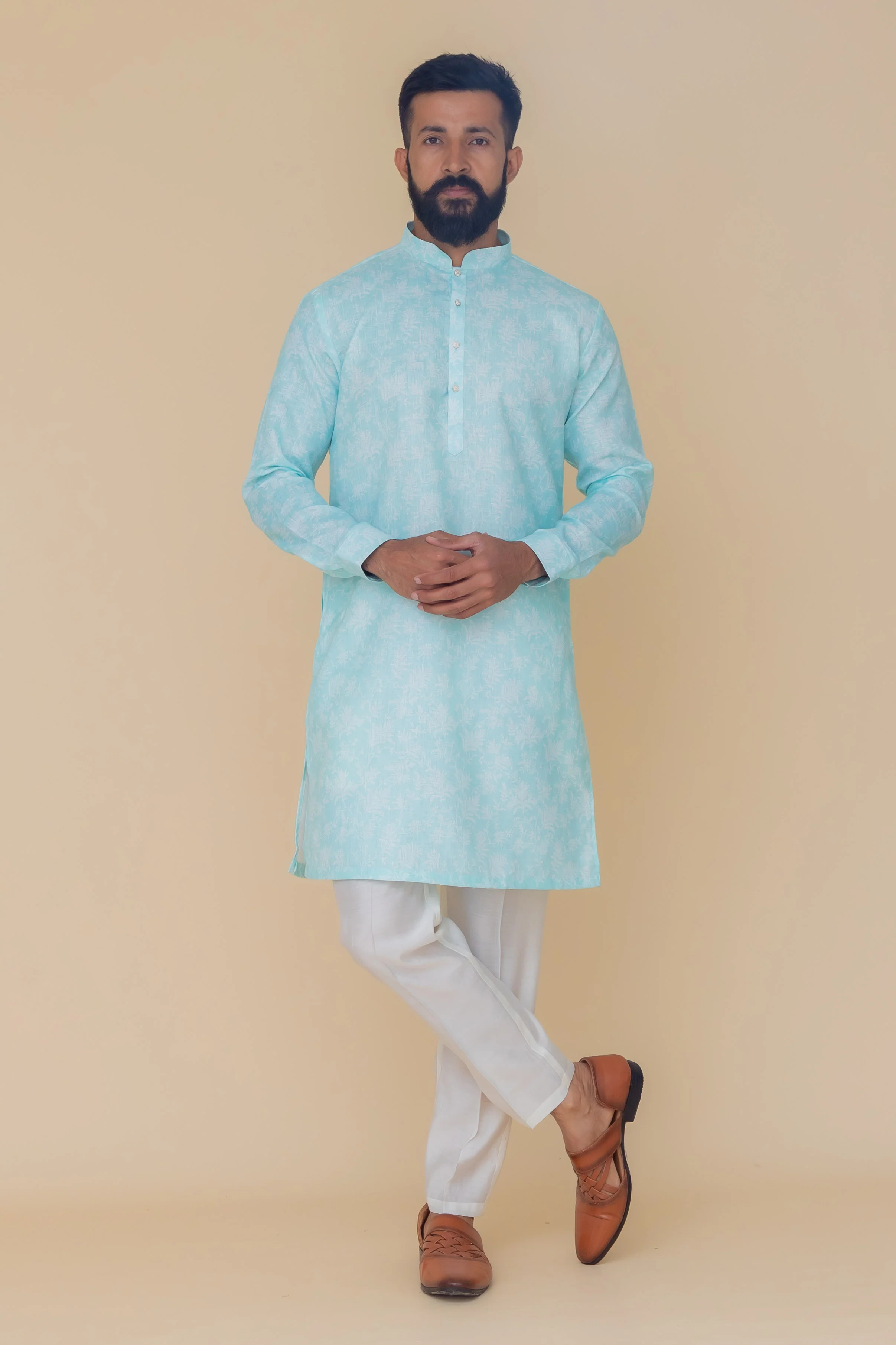 MLS PRINTED KURTA PAJAMA