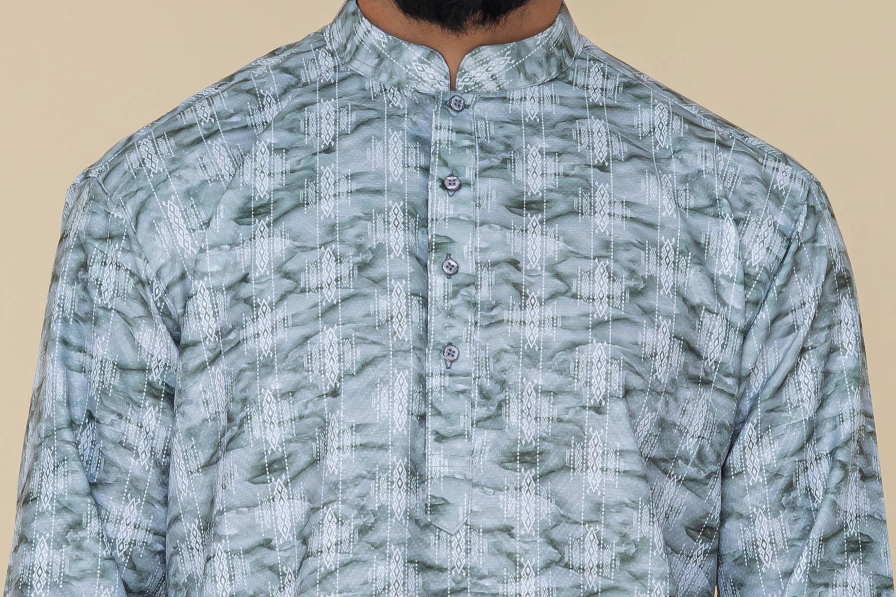 MLS PRINTED KURTA PAJAMA