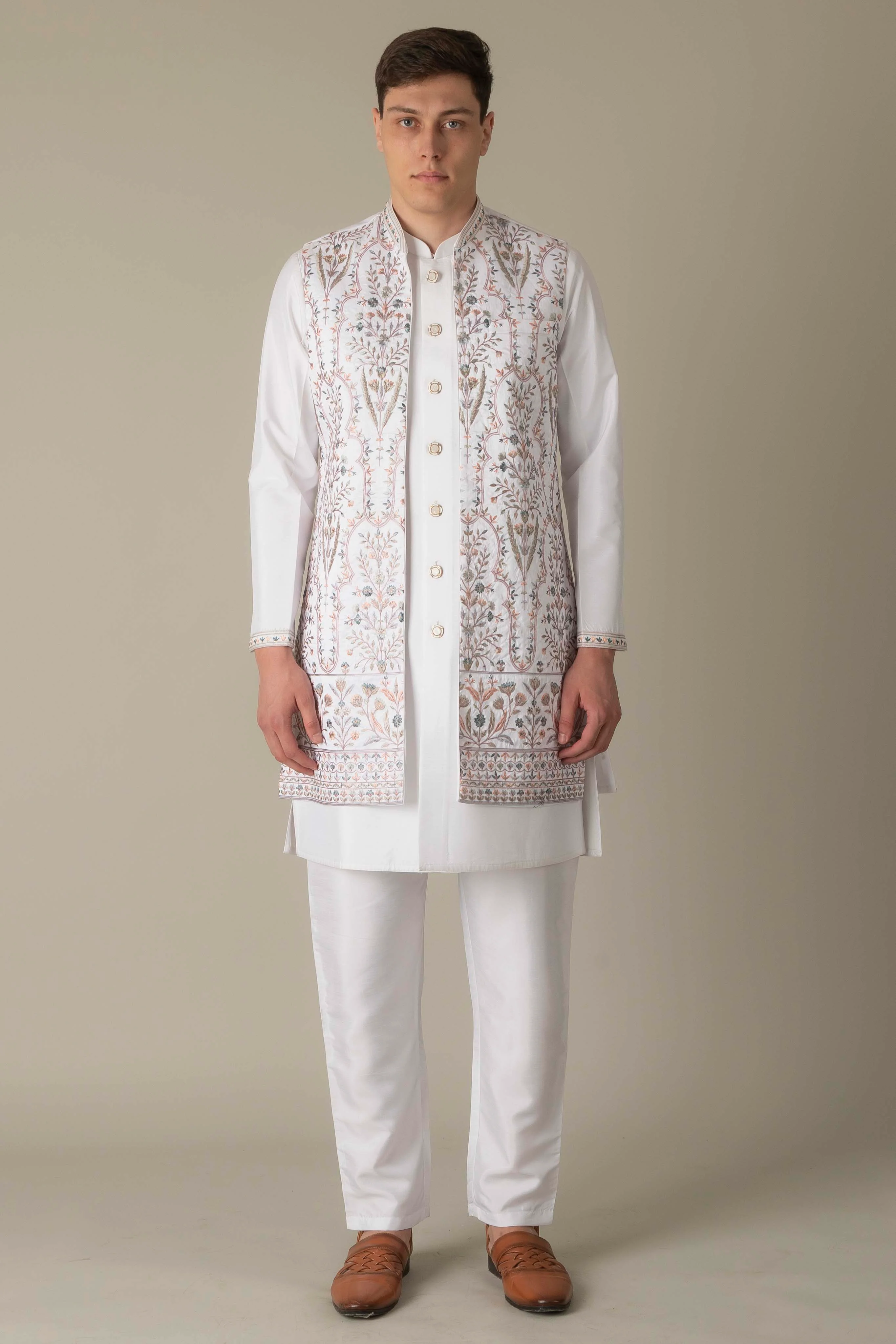 MLS KURTA JAWAHAR SET