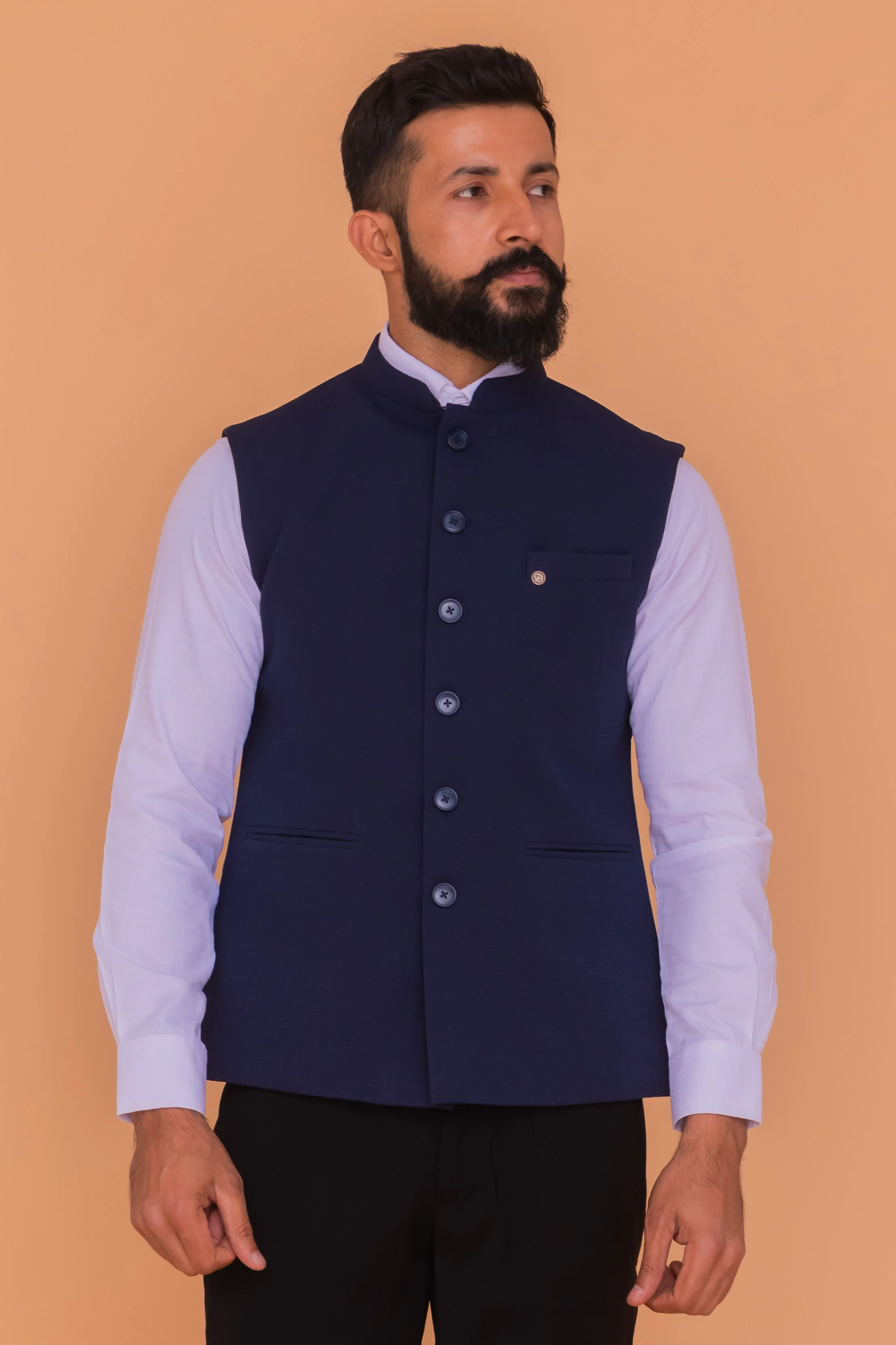 MLS PLAIN JAWAHAR JACKET 1 PC