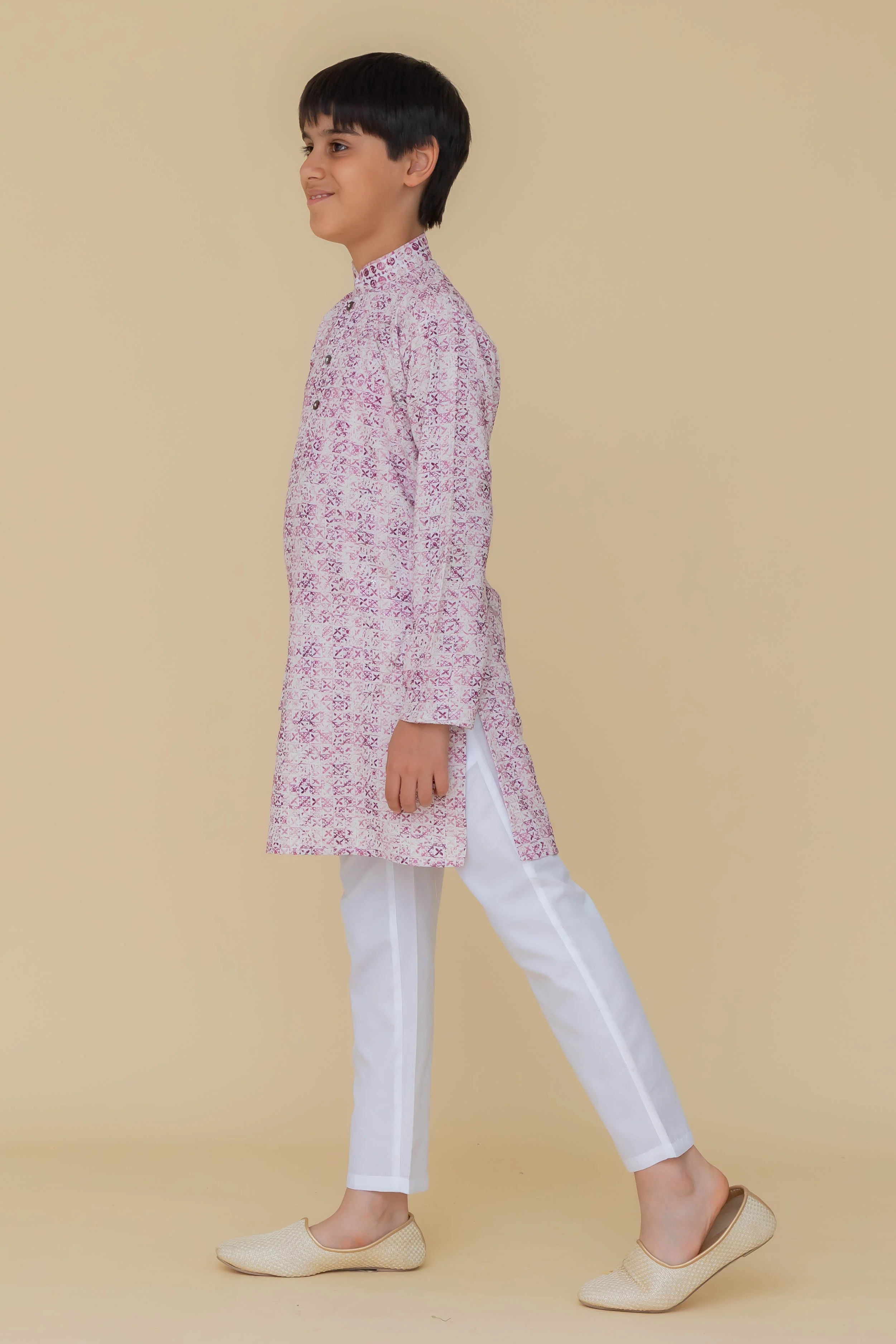 MLS KIDS PRINTED KURTA PAJAMA
