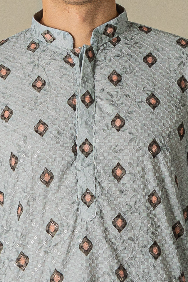 MLS PRINTED KURTA PAJAMA