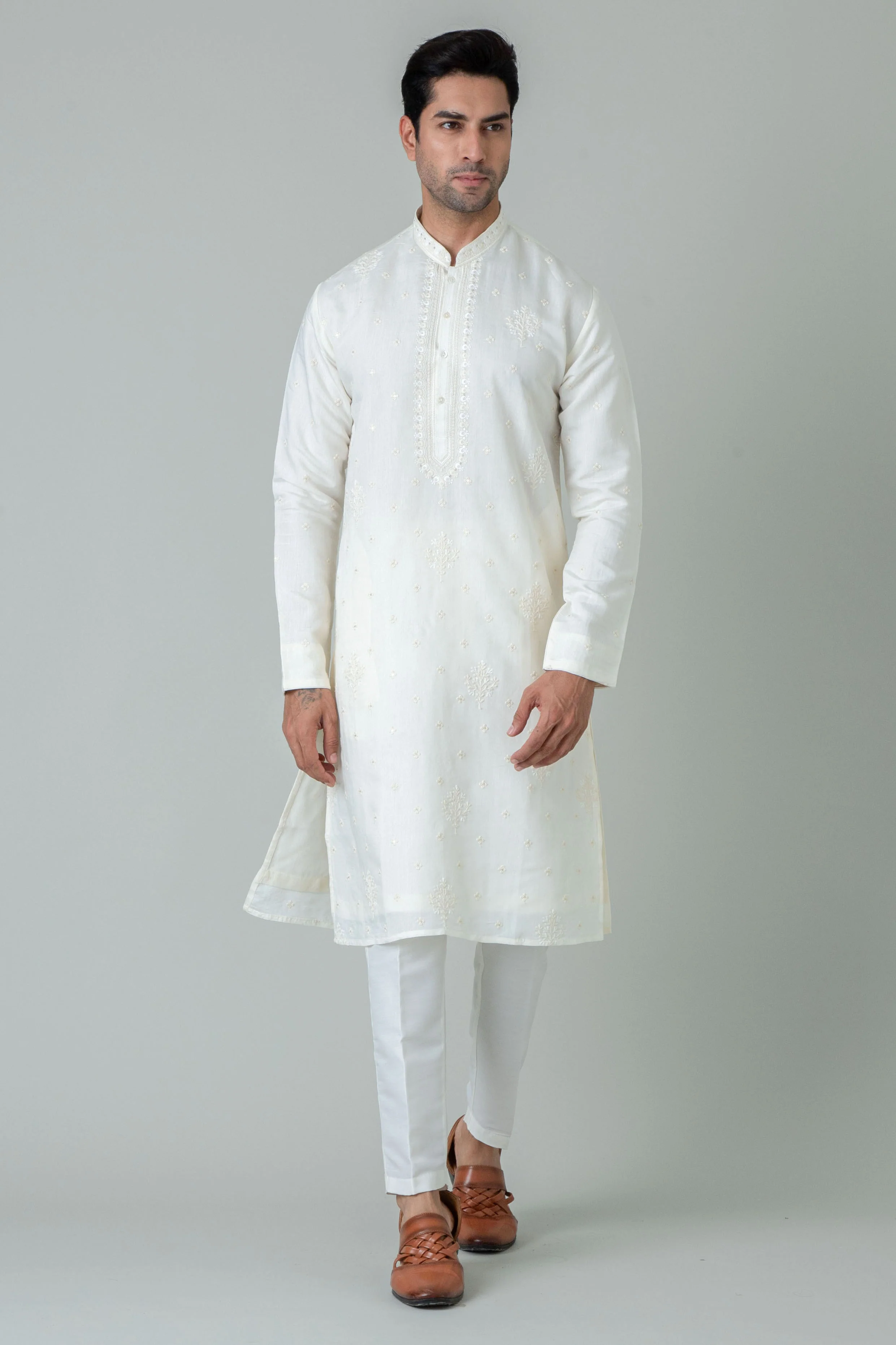 MLS KURTA PAJAMA WITH STOLE