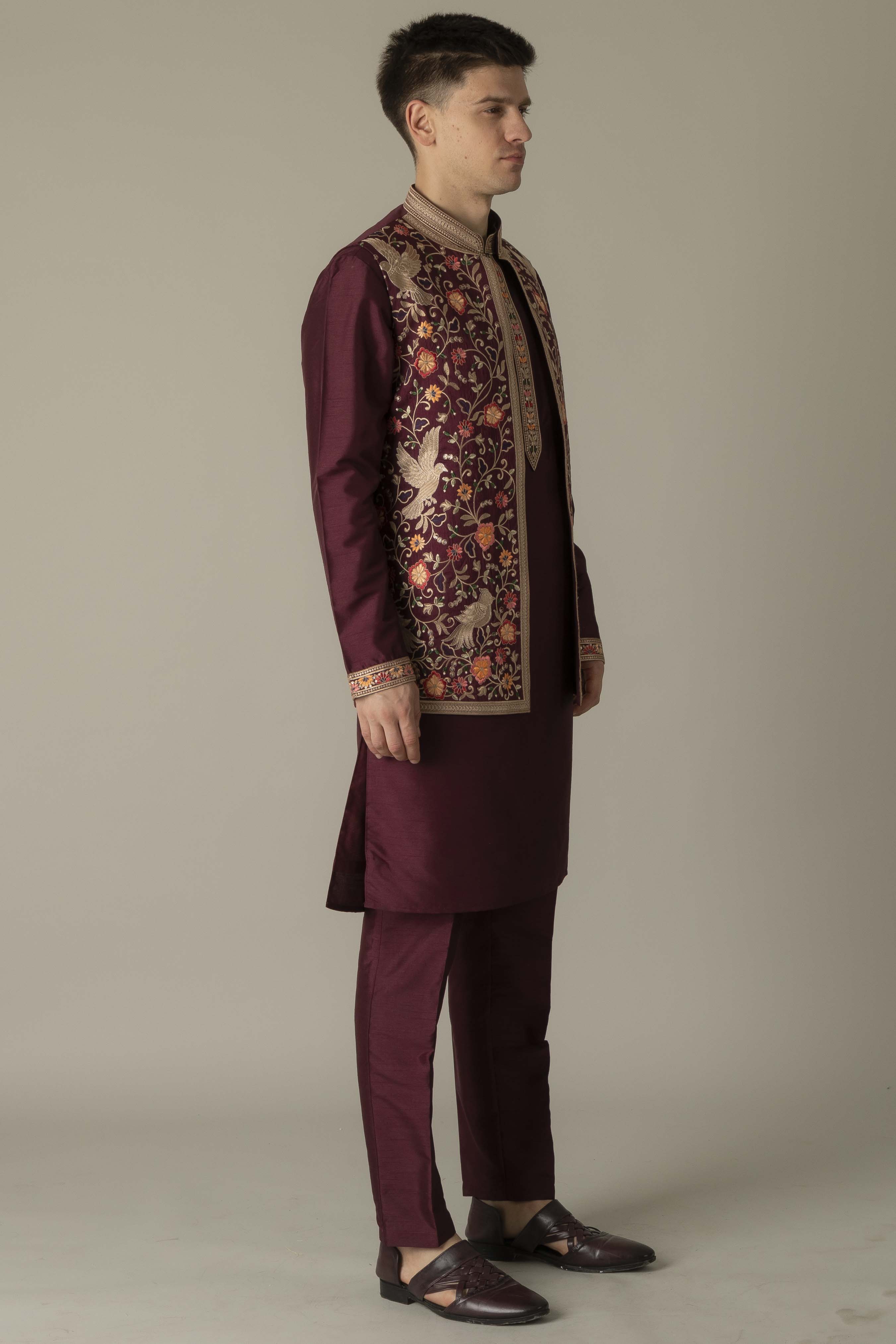 MLS KURTA JAWAHAR SET