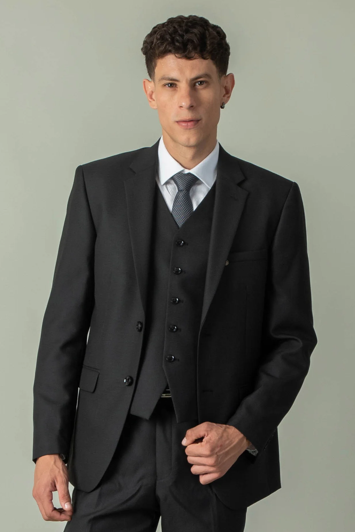 MLS BUSINESS PLAIN SUIT 3PCS