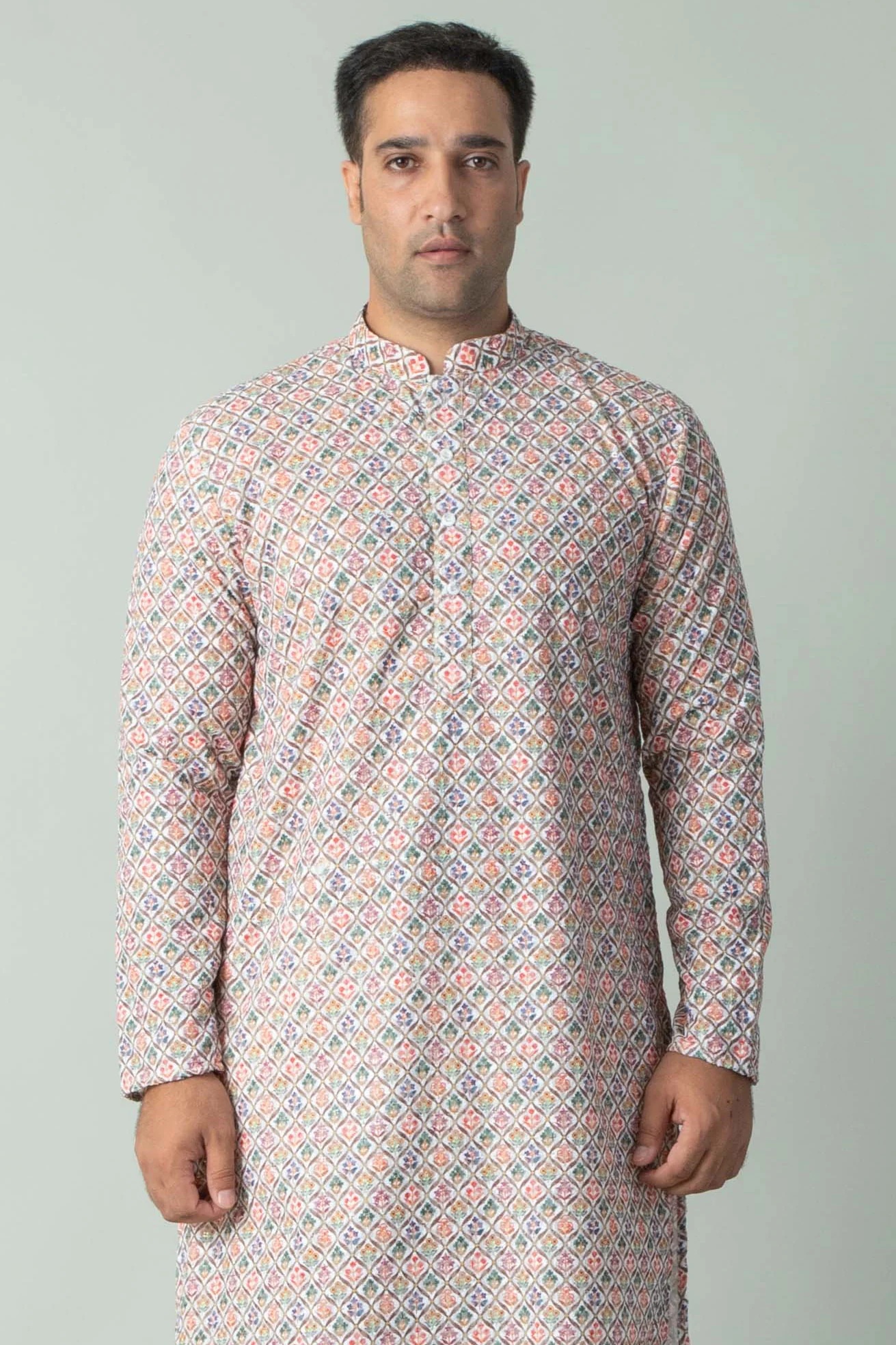 MLS PRINTED KURTA PAJAMA
