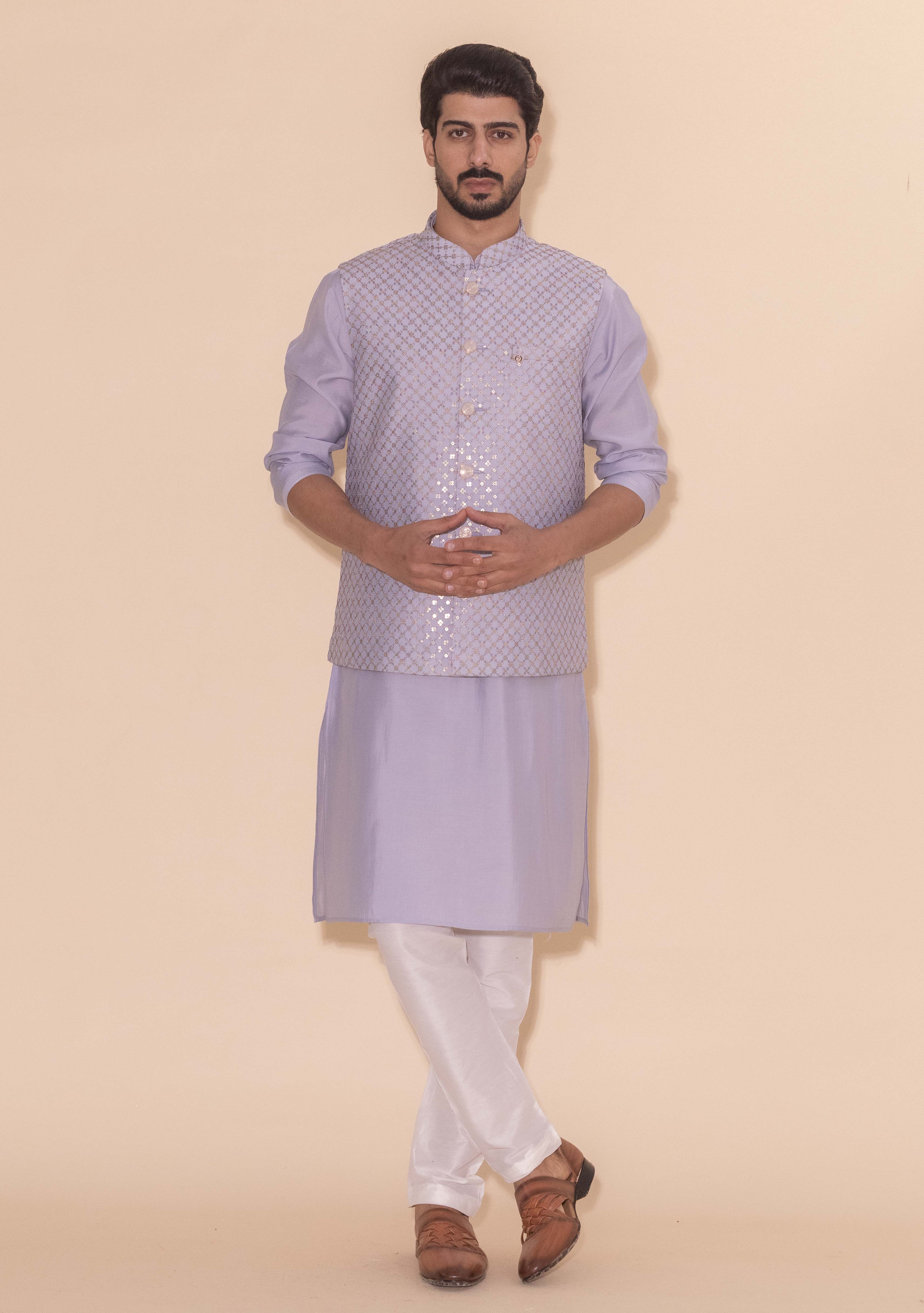 MLS KURTA JAWAHAR SET
