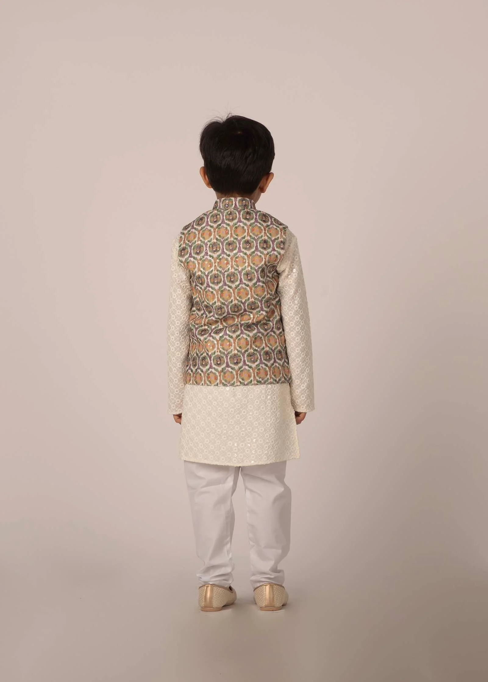 MLS KIDS PRINTED NEHRU JACKET