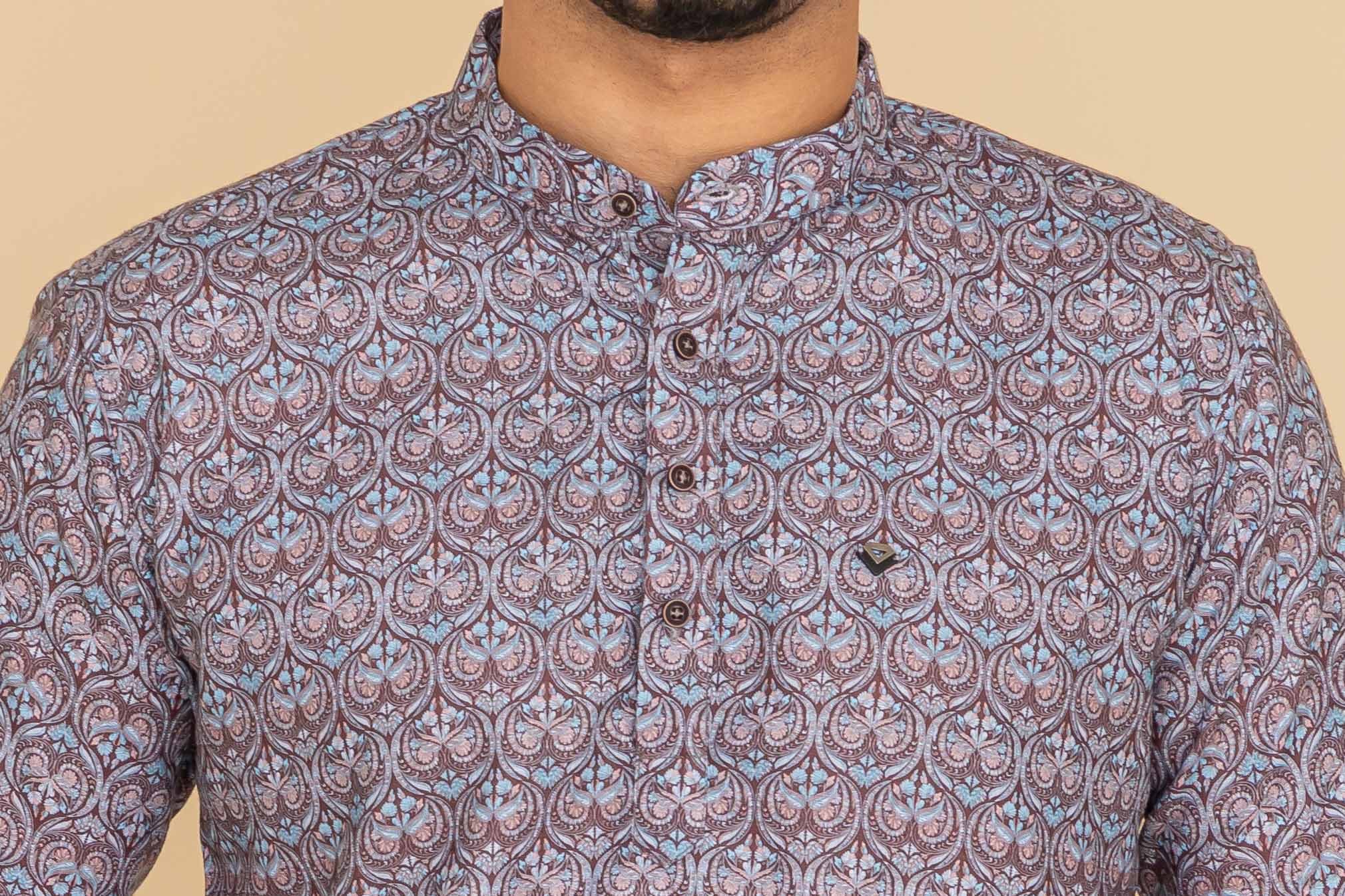 MLS SHORT KURTA FULL SLEEVES