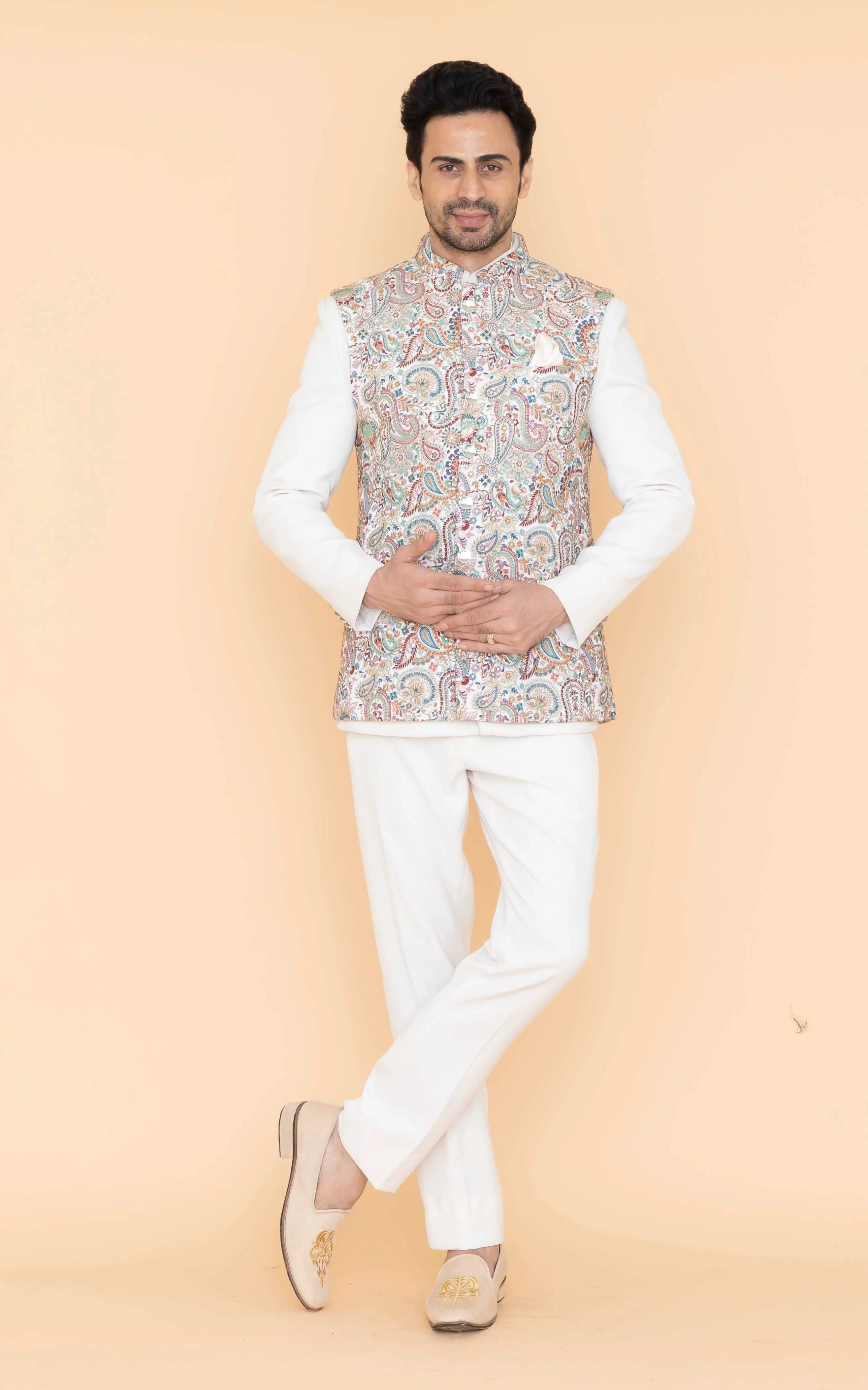 MLS JODHPURI SUIT 3 PCS