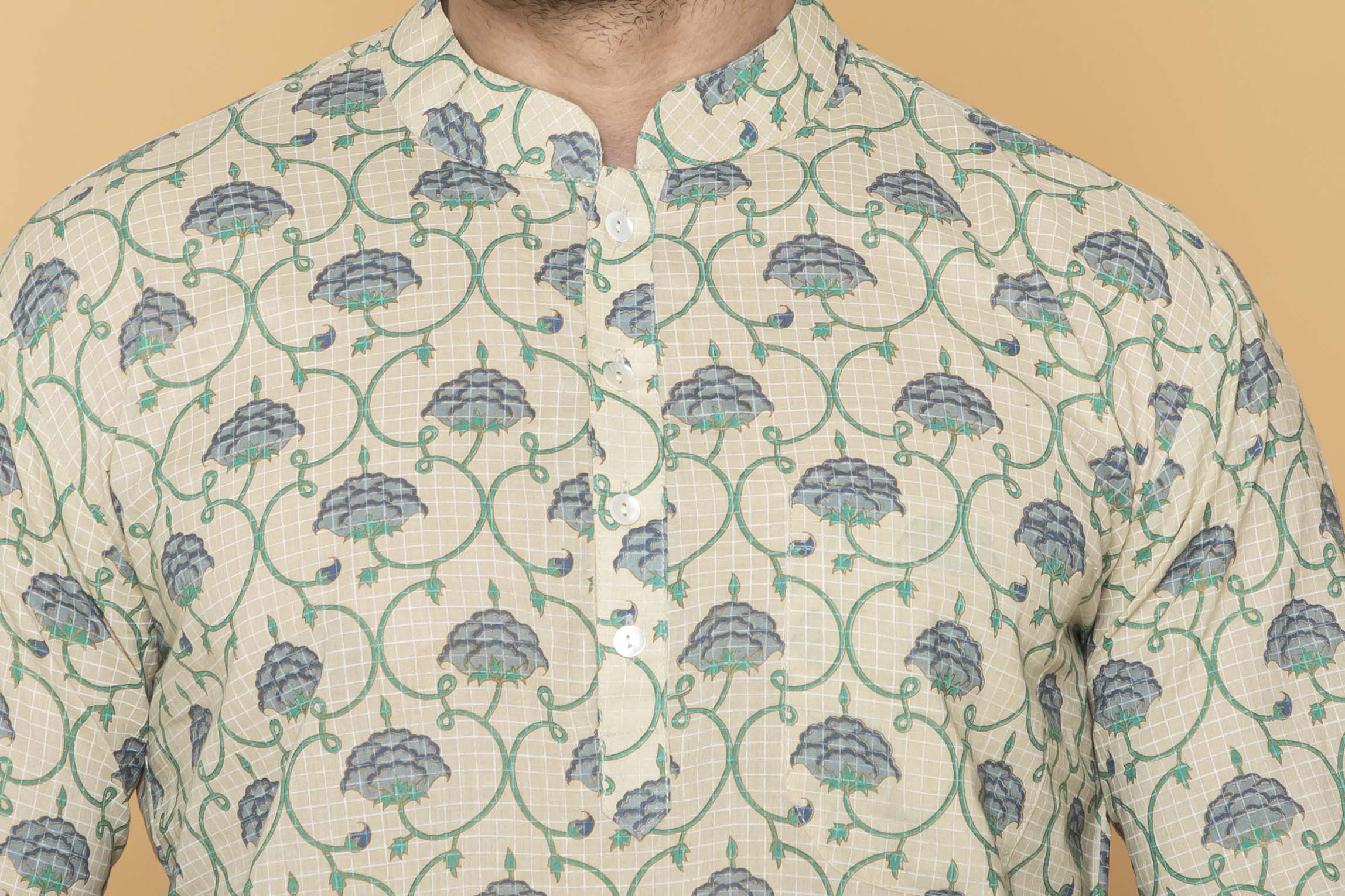 MLS SHORT KURTA FULL SLEEVES