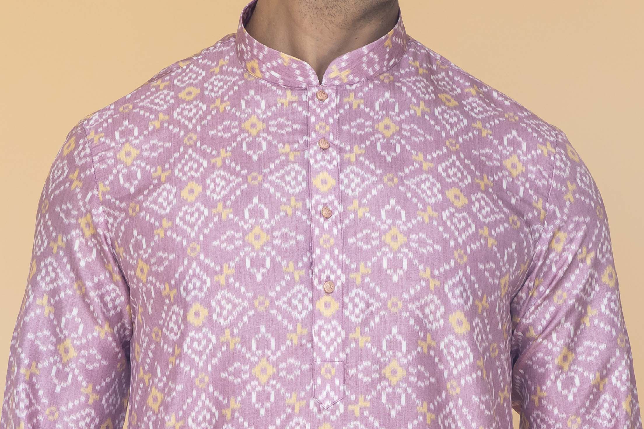 MLS PRINTED KURTA PAJAMA
