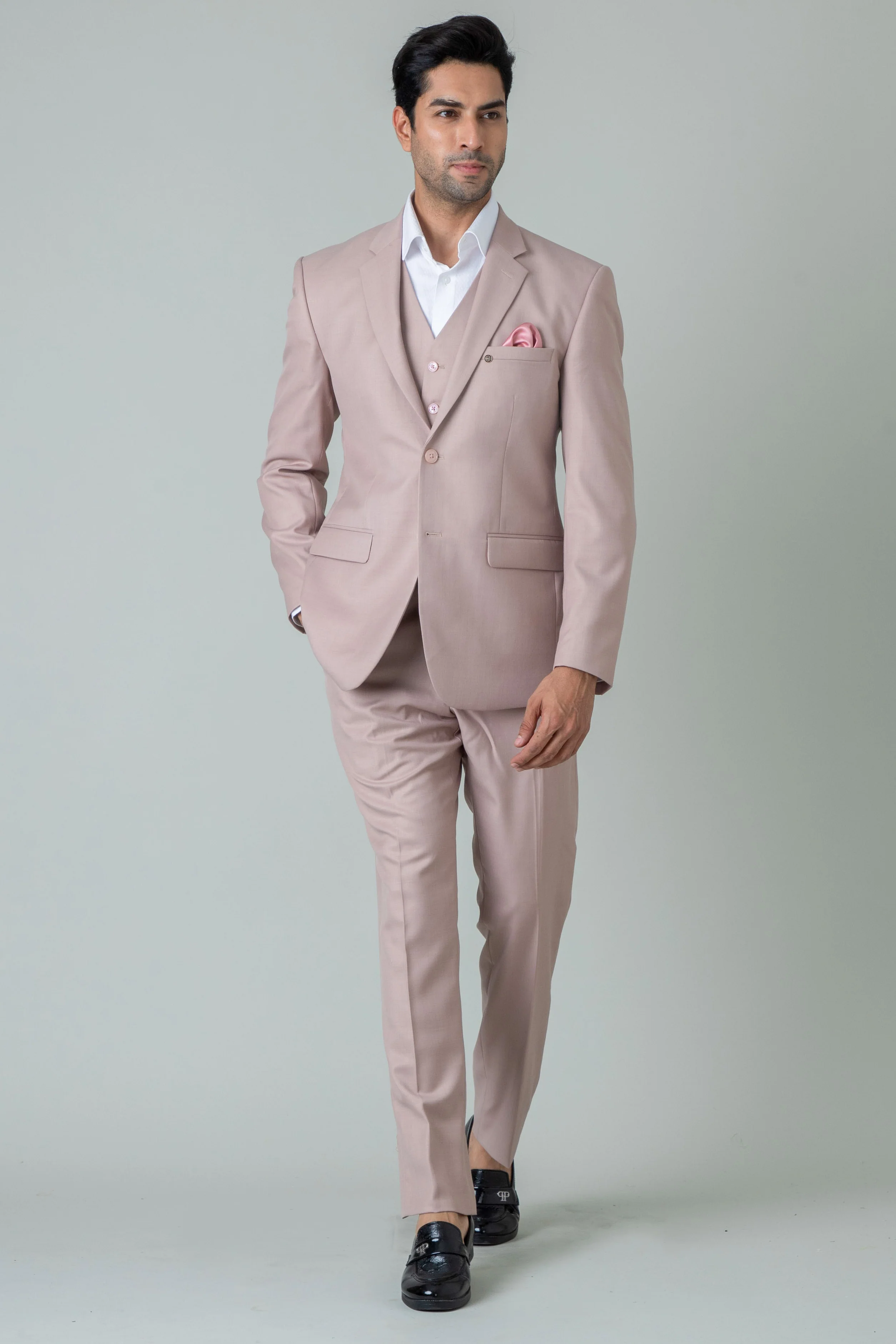 MLS BUSINESS PLAIN SUIT 3PCS