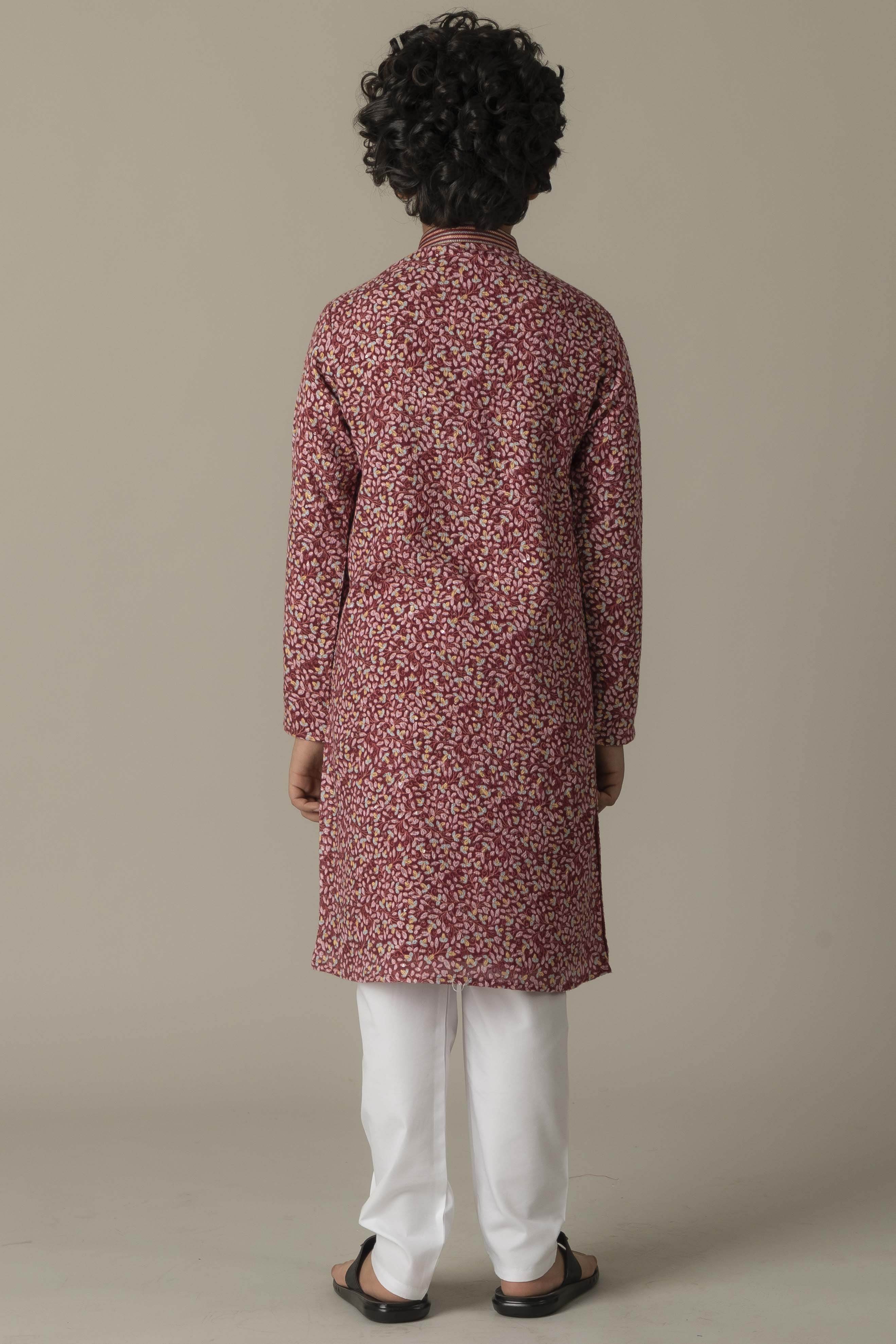 MLS KIDS PRINTED KURTA PAJAMA