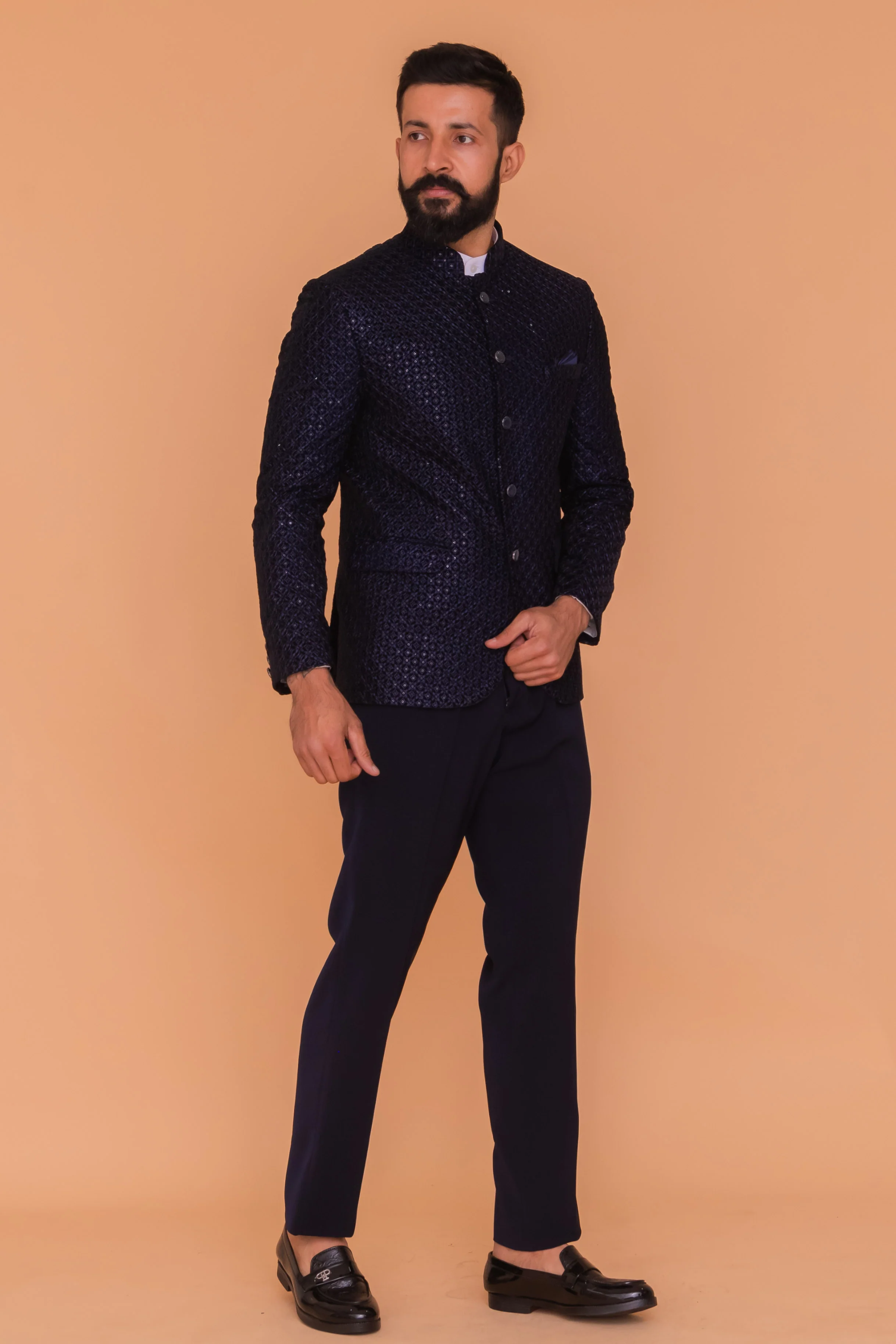 MLS VELVET JODHPURI SUIT