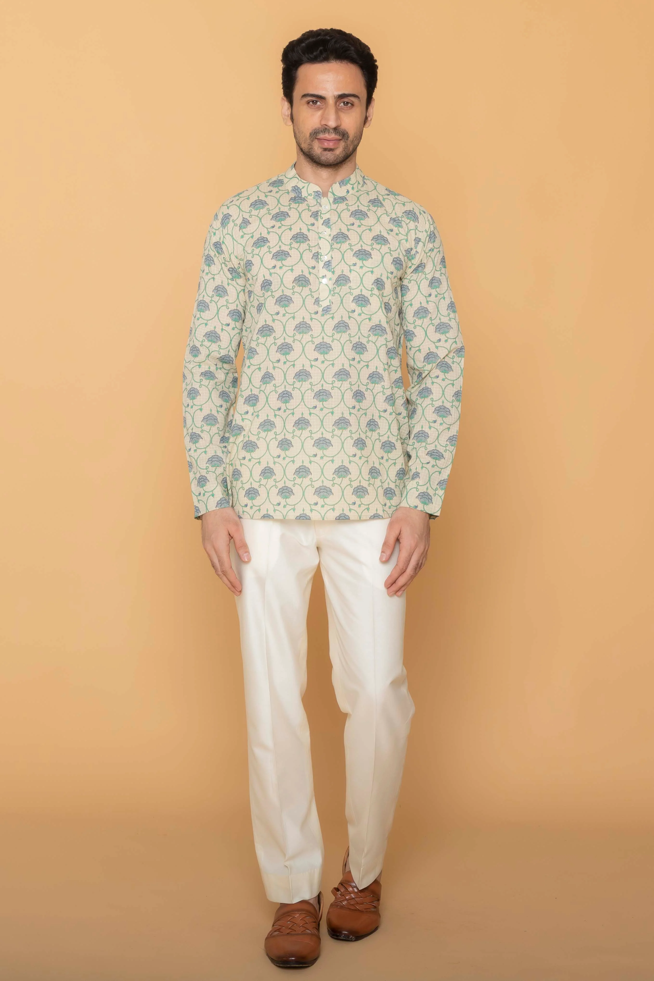 MLS SHORT KURTA FULL SLEEVES