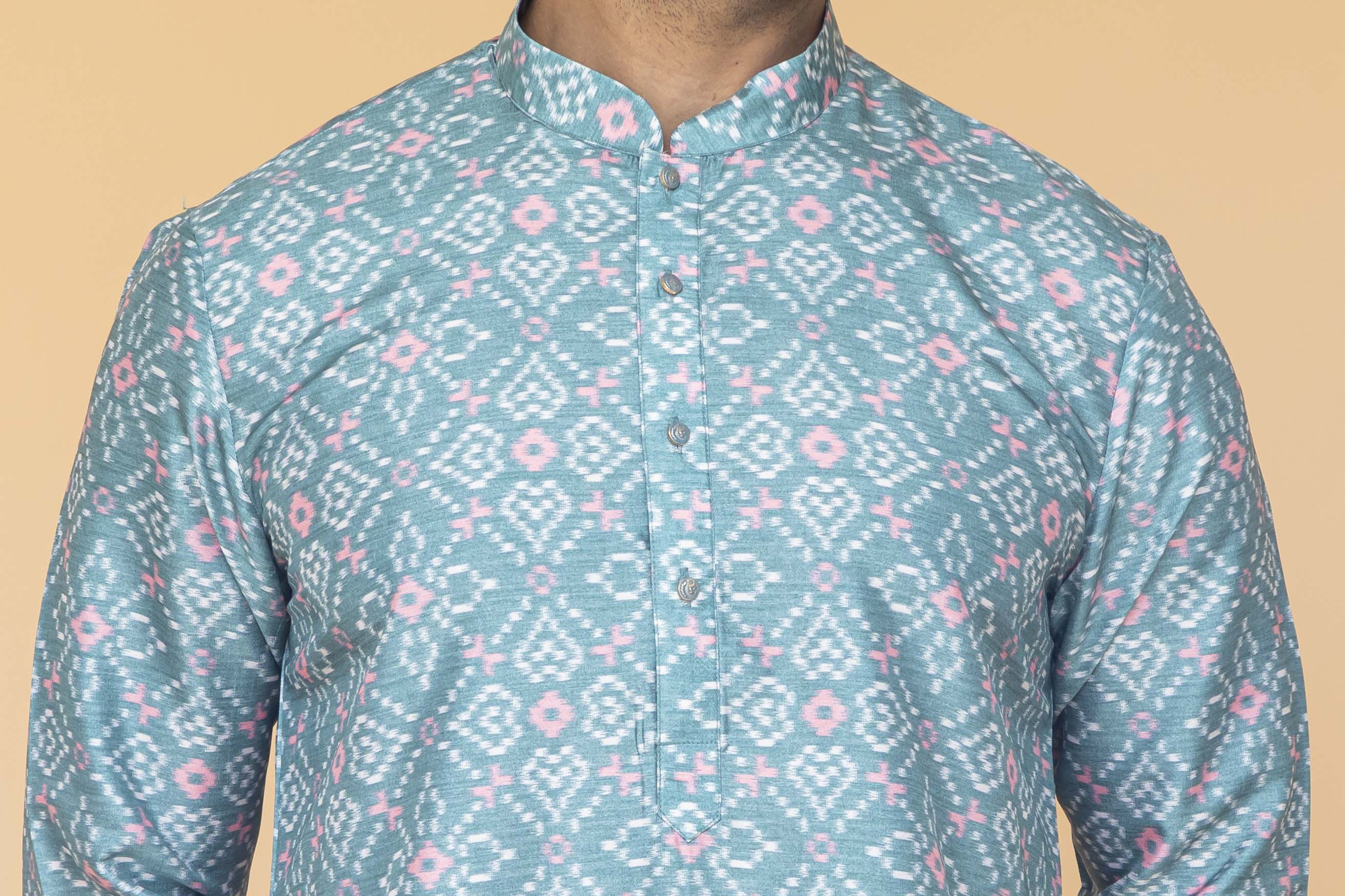 MLS PRINTED KURTA PAJAMA