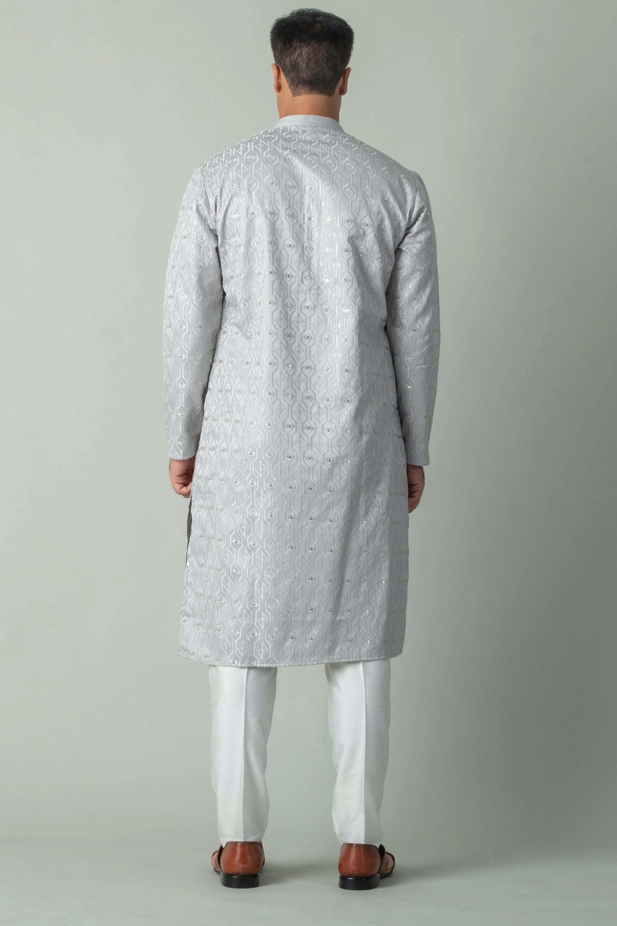 MLS EMBROIDERED KURTA PAJAMA