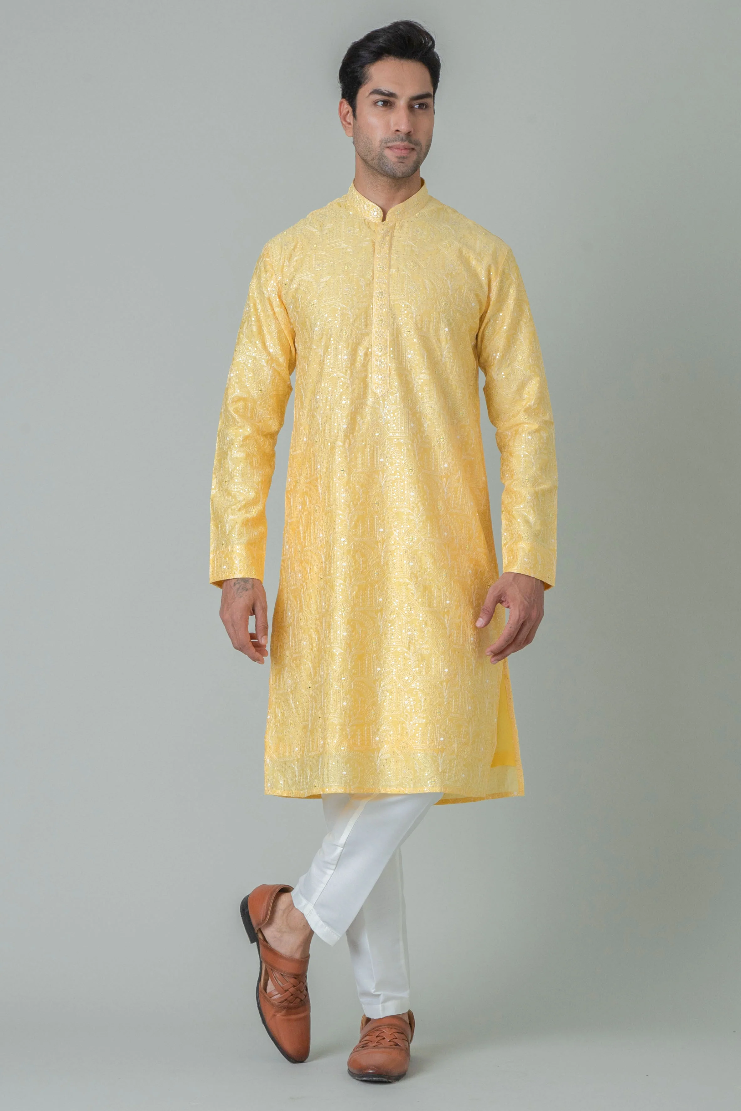 MLS  KURTA PAJAMA WITH STOLE