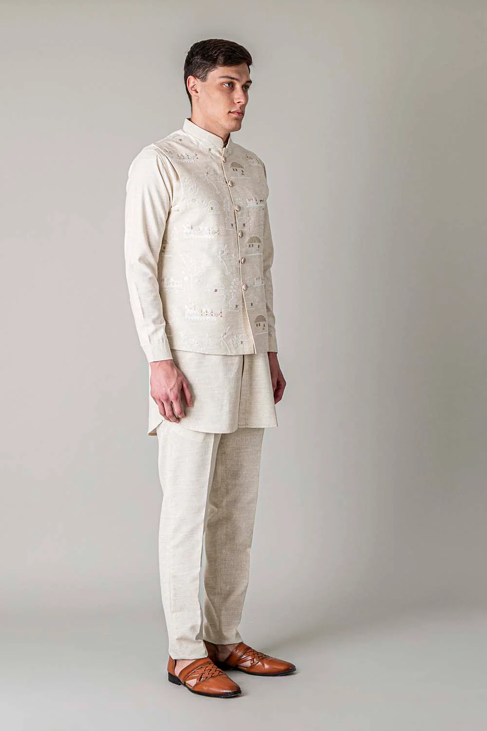 MLS KURTA JAWAHAR SET