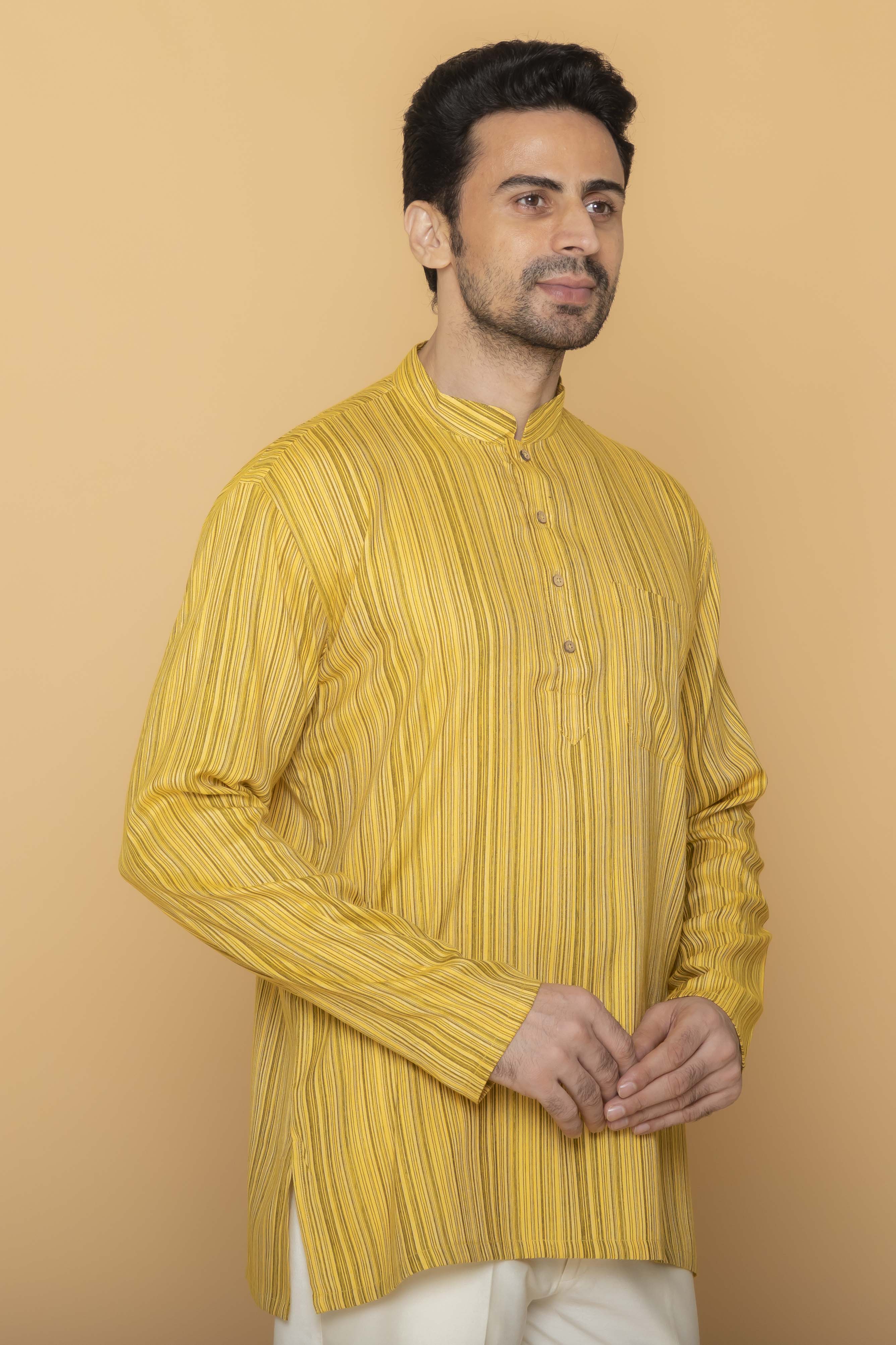 MLS SHORT KURTA FULL SLEEVES