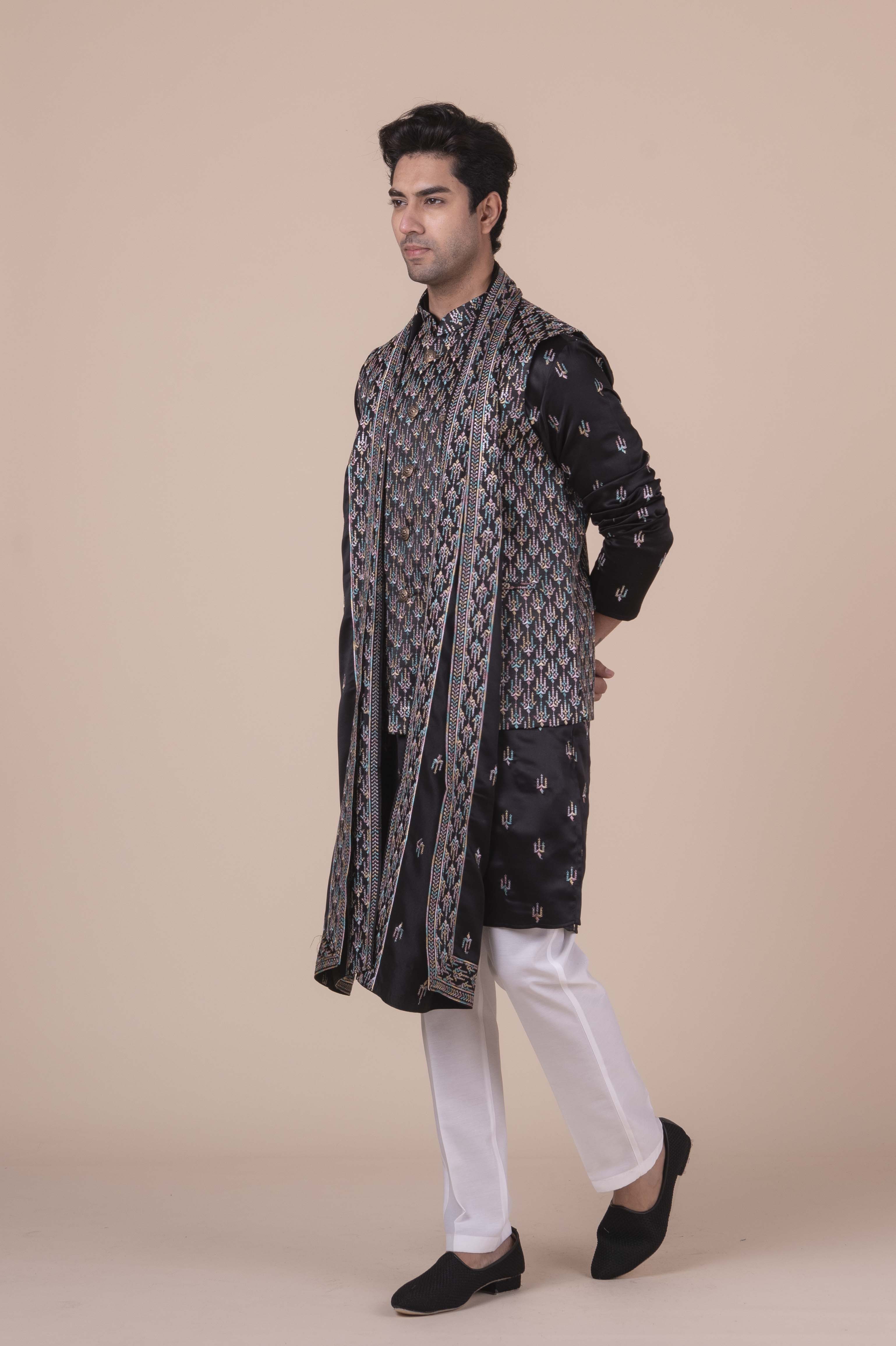 MLS KURTA JAWAHAR SET