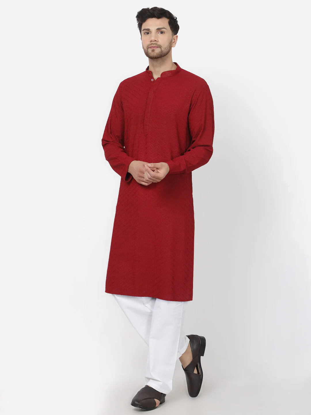 MLS CHIKANKARI KURTA PAJAMA