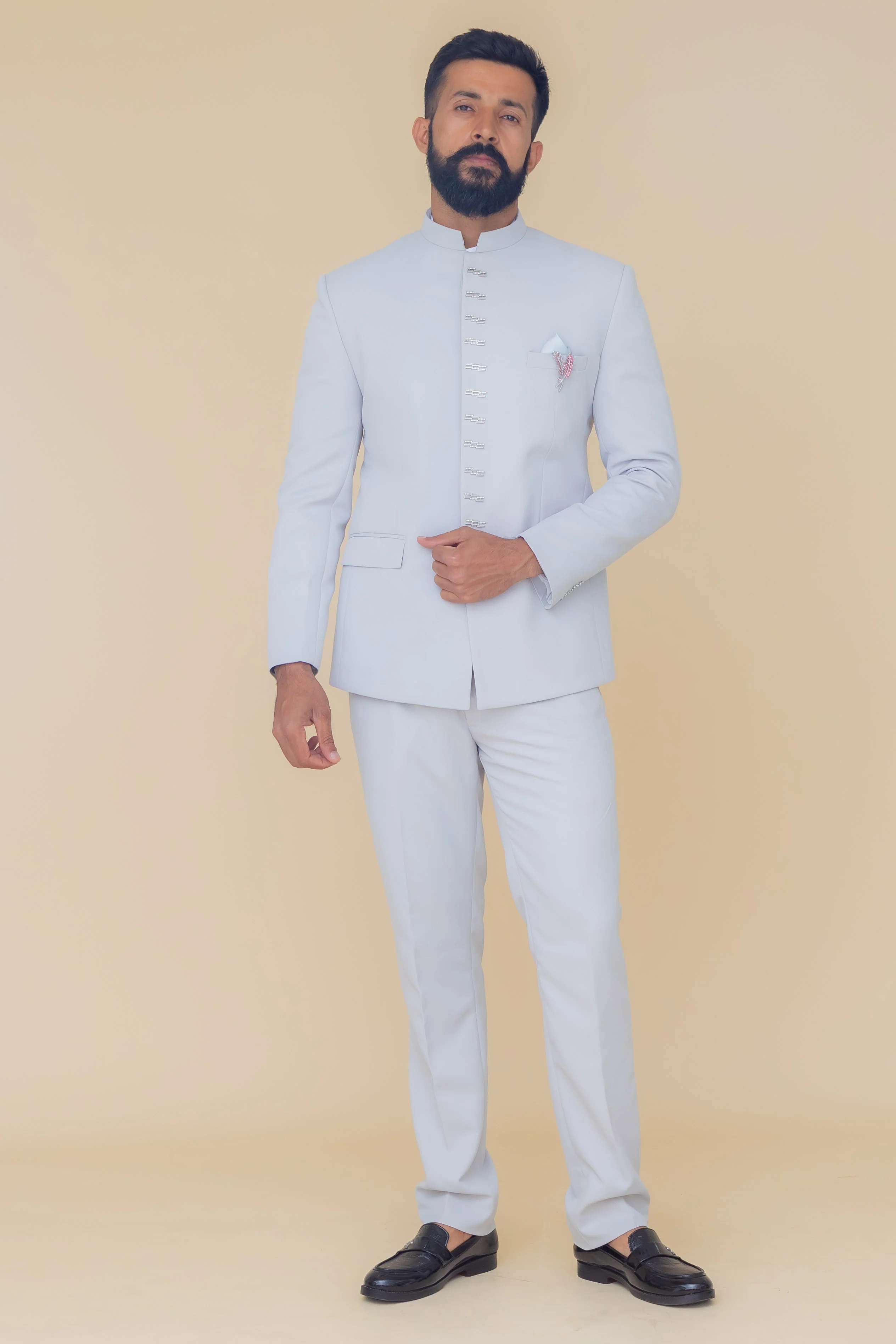 MLS PLAIN JODHPURI SUIT 2PCS