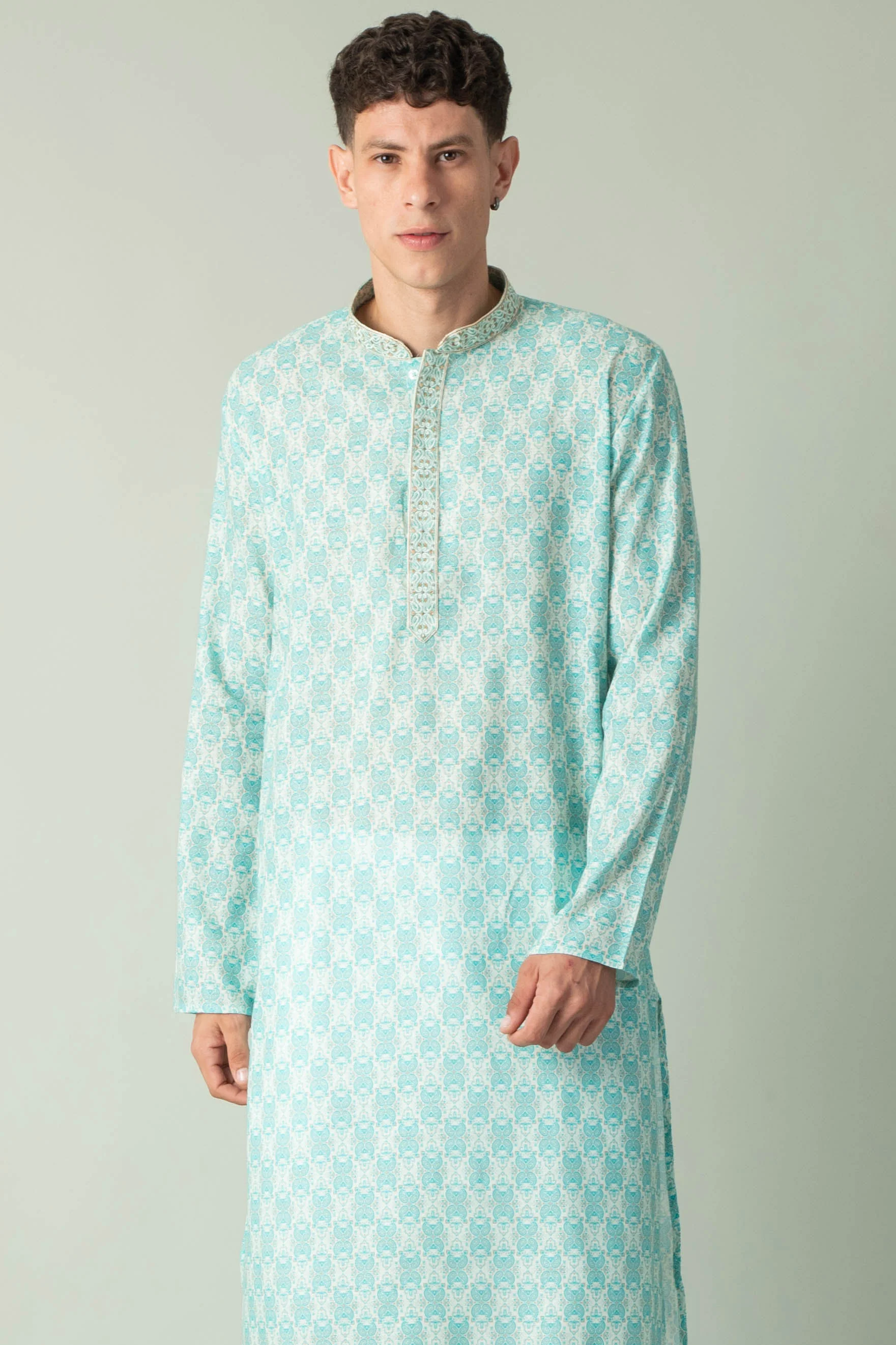 MLS PRINTED KURTA PAJAMA