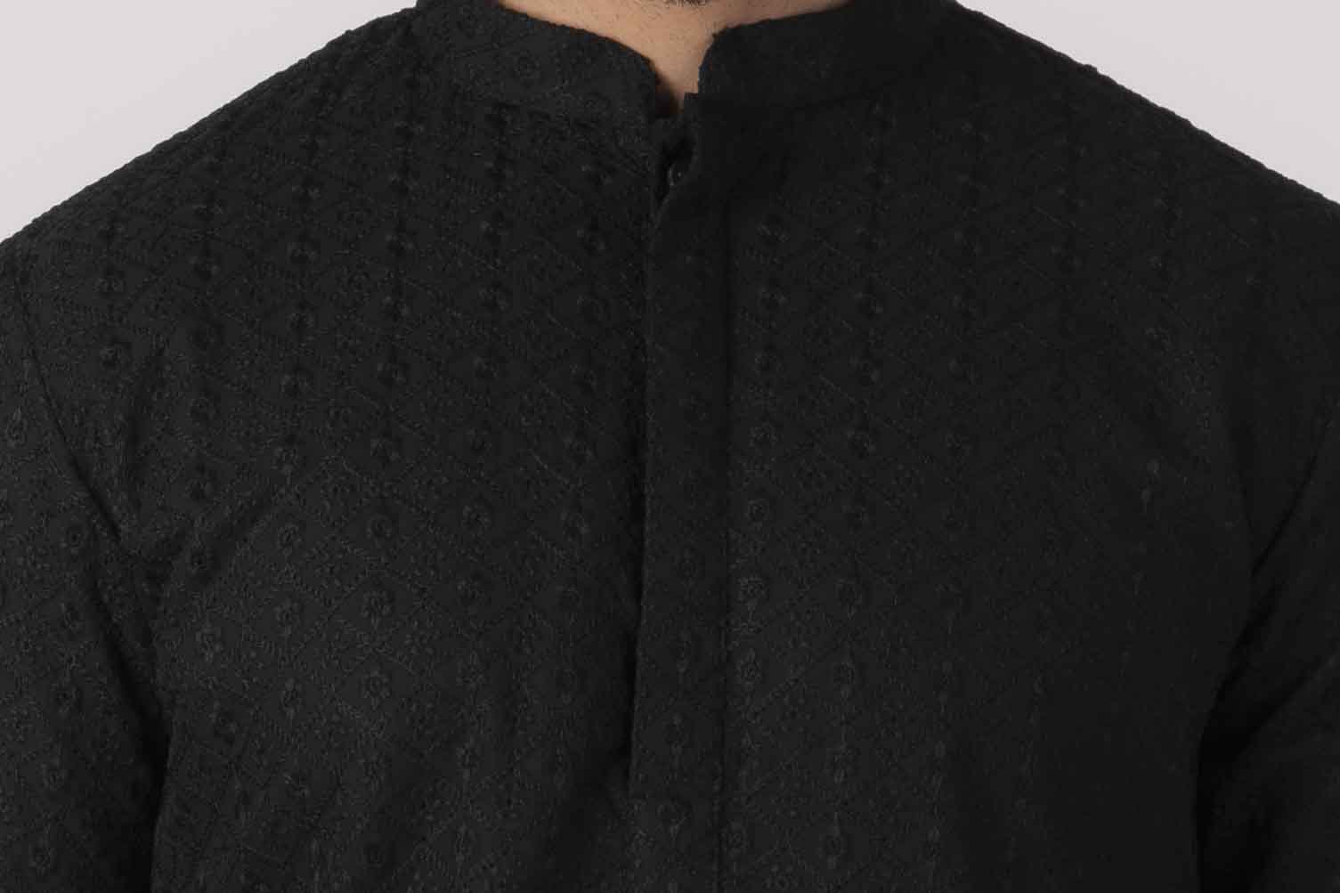 MLS CHIKANKARI KURTA PAJAMA