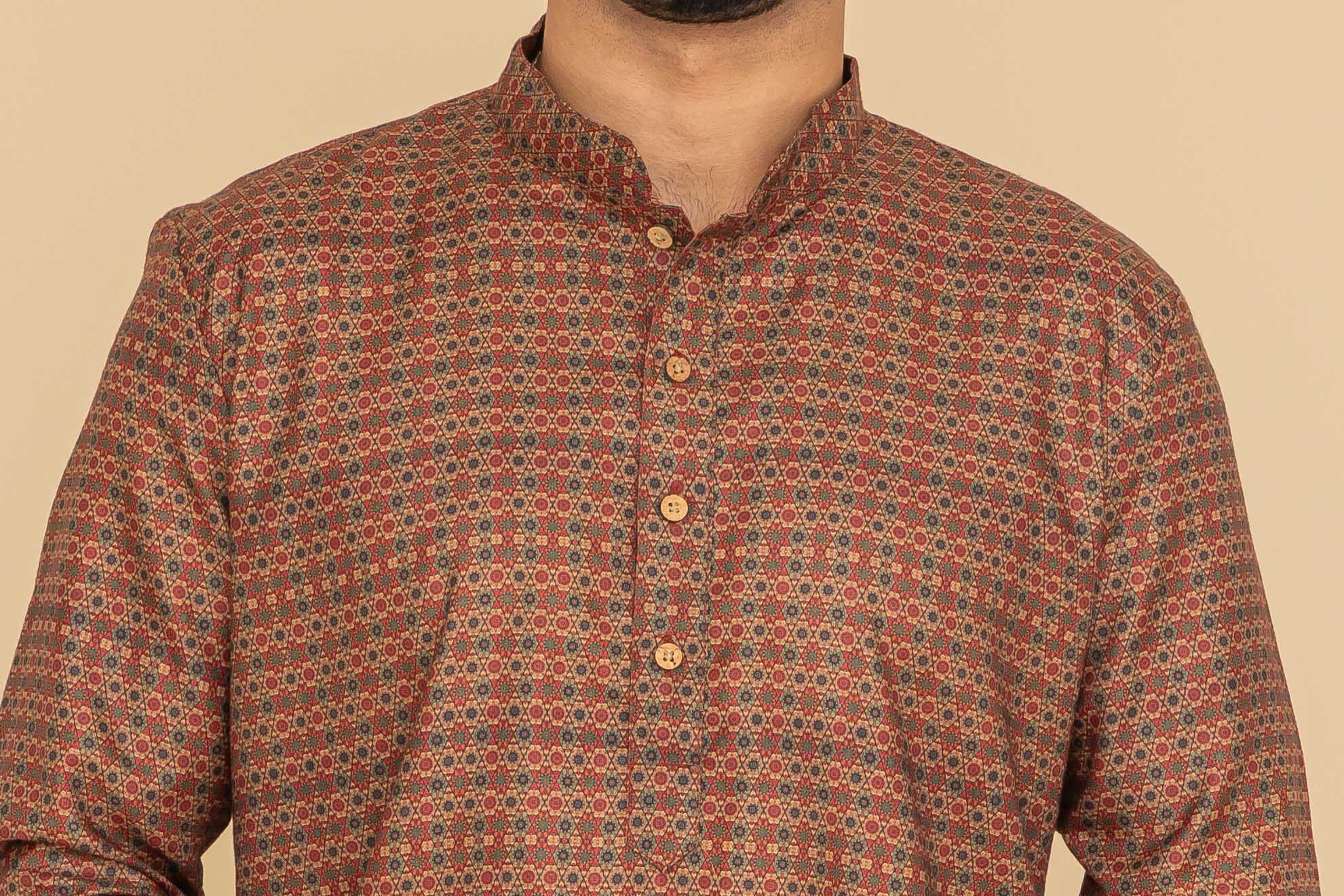 MLS SHORT KURTA FULL SLEEVES