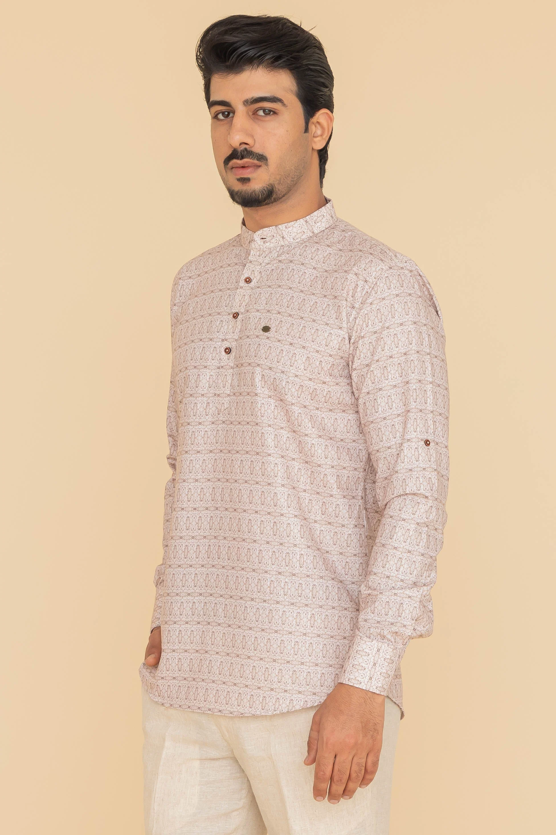 MLS SHORT KURTA FULL SLEEVES