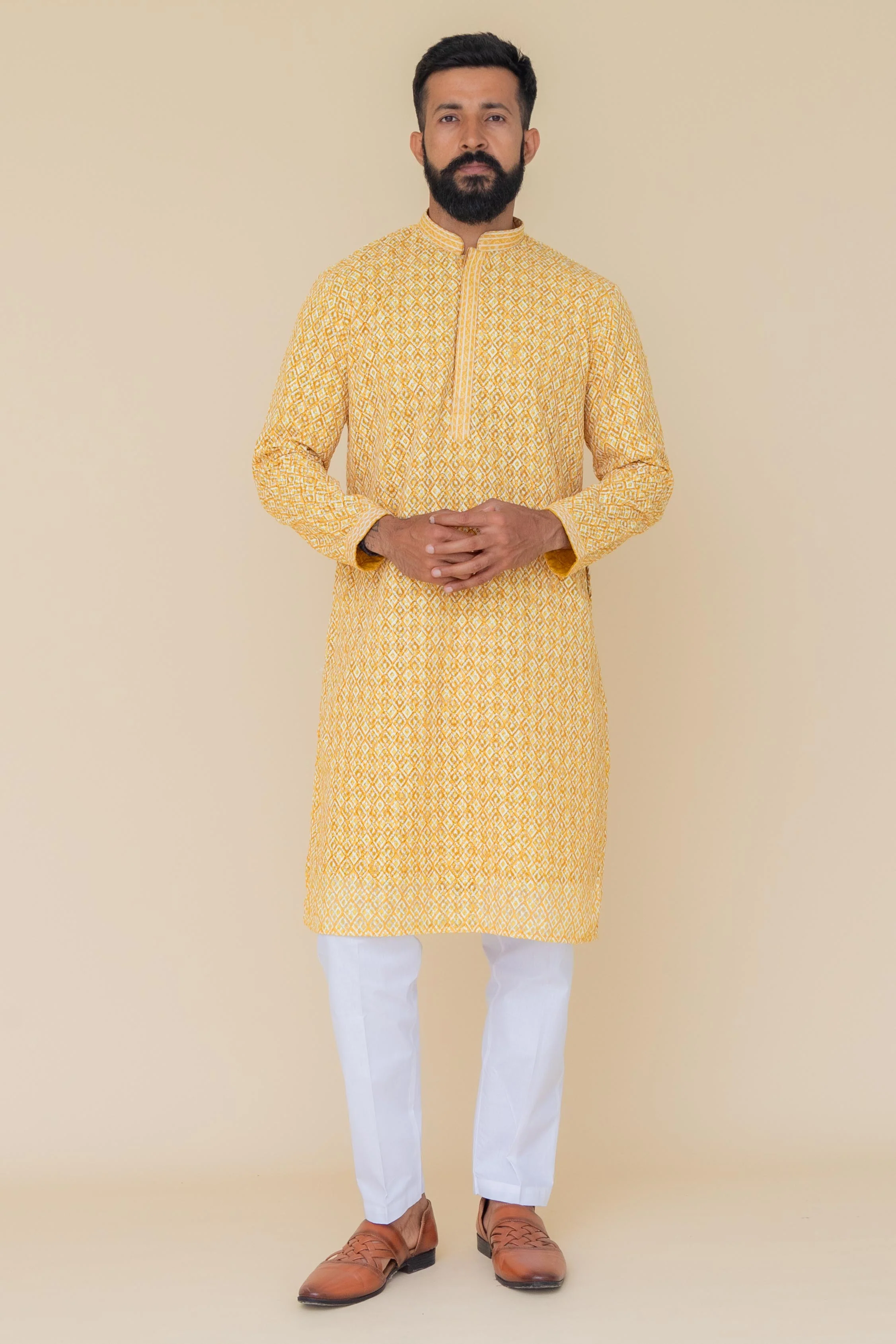 MLS PRINTED KURTA PAJAMA