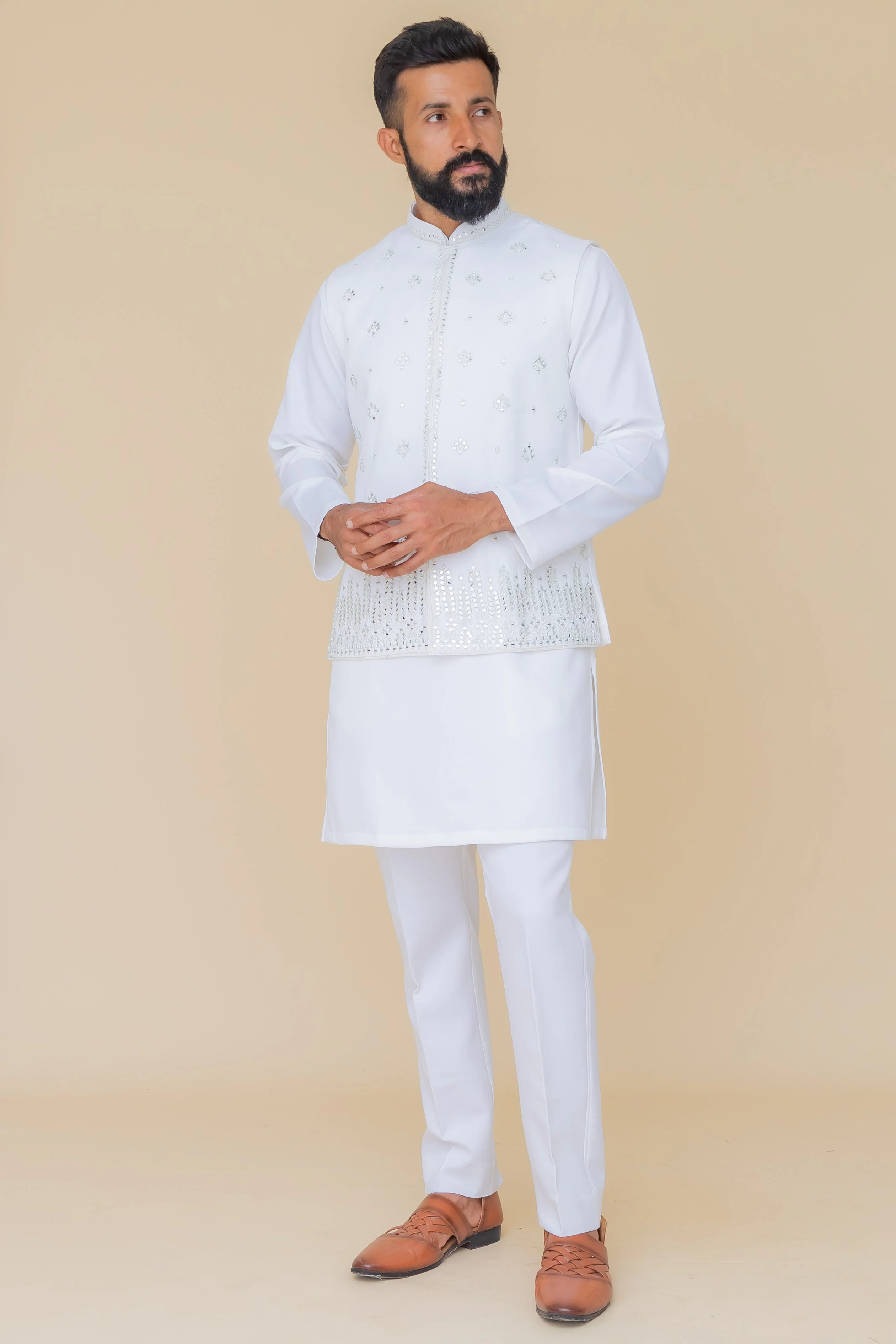 MLS KURTA JAWAHAR SET