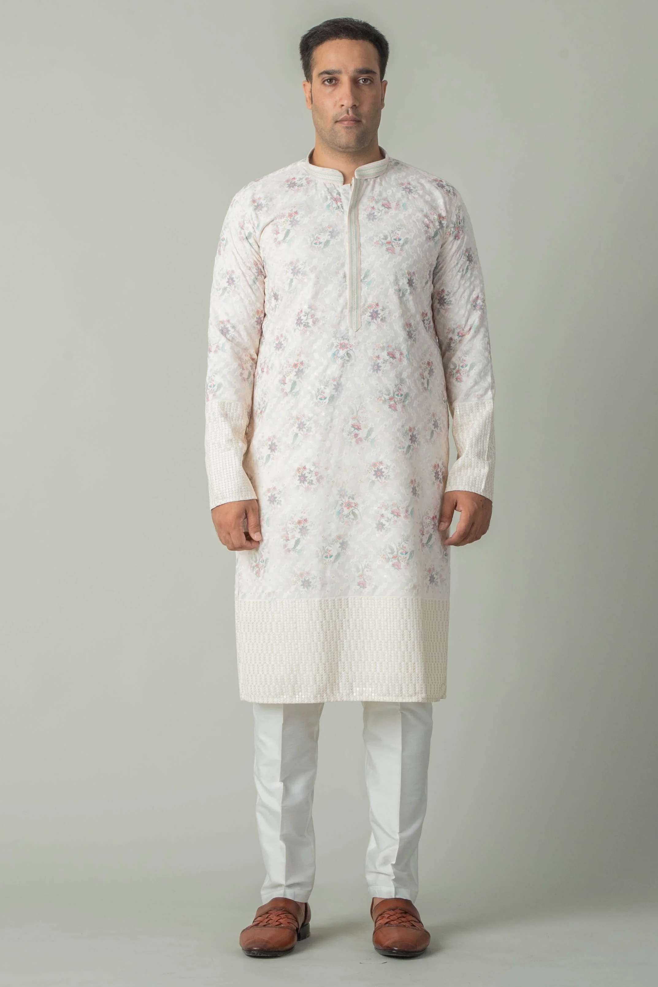 MLS PRINTED KURTA PAJAMA