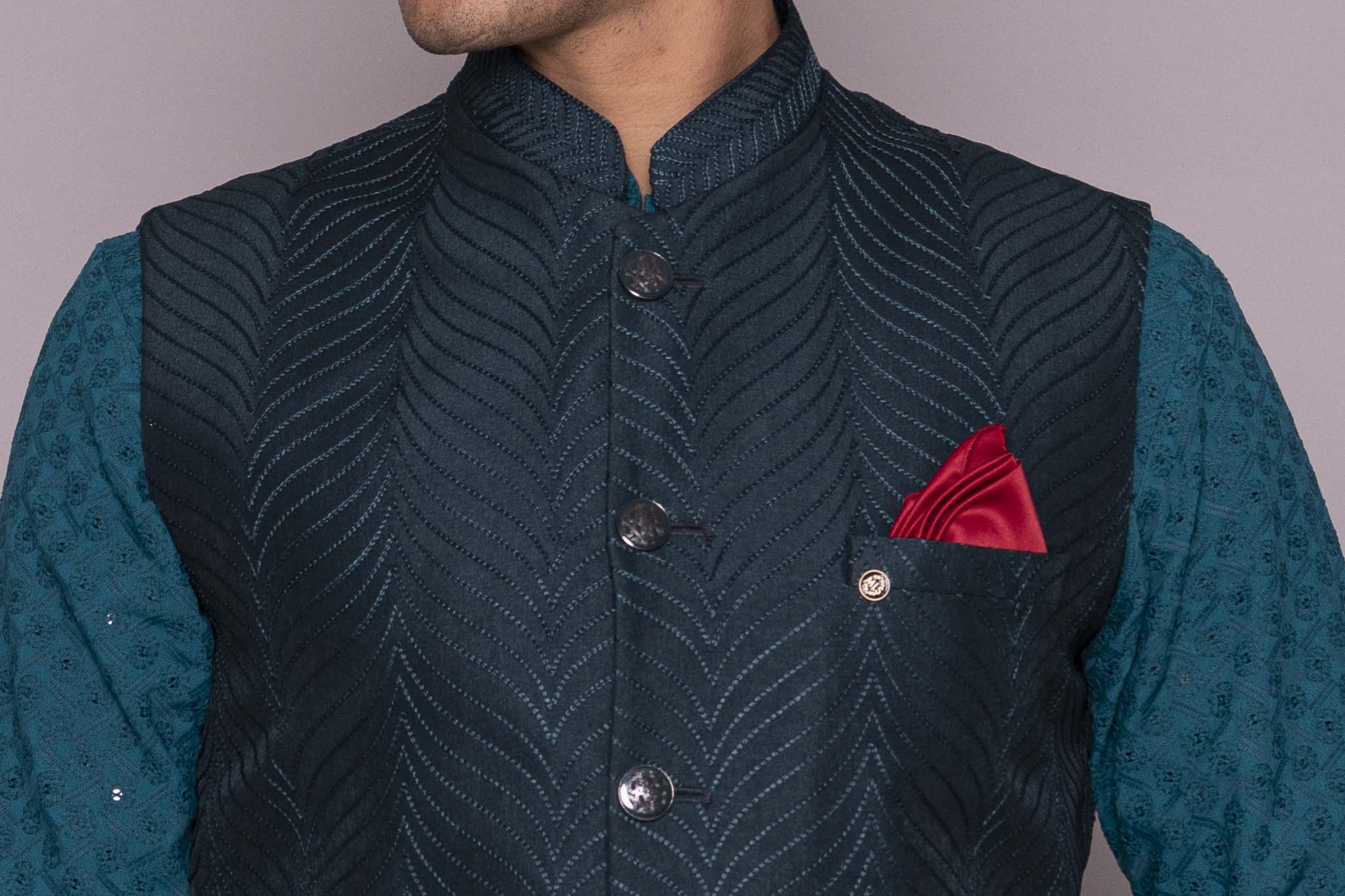 MLS EMBROIDERED JAWAHAR JACKET