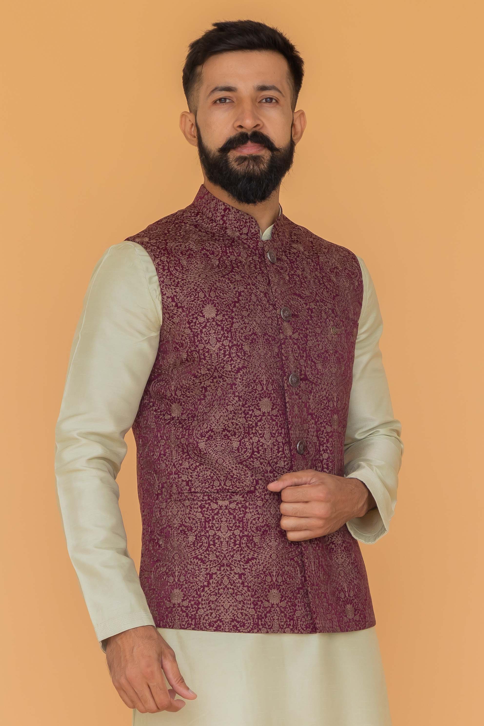 MLS EMBROIDERED JAWAHAR JACKET