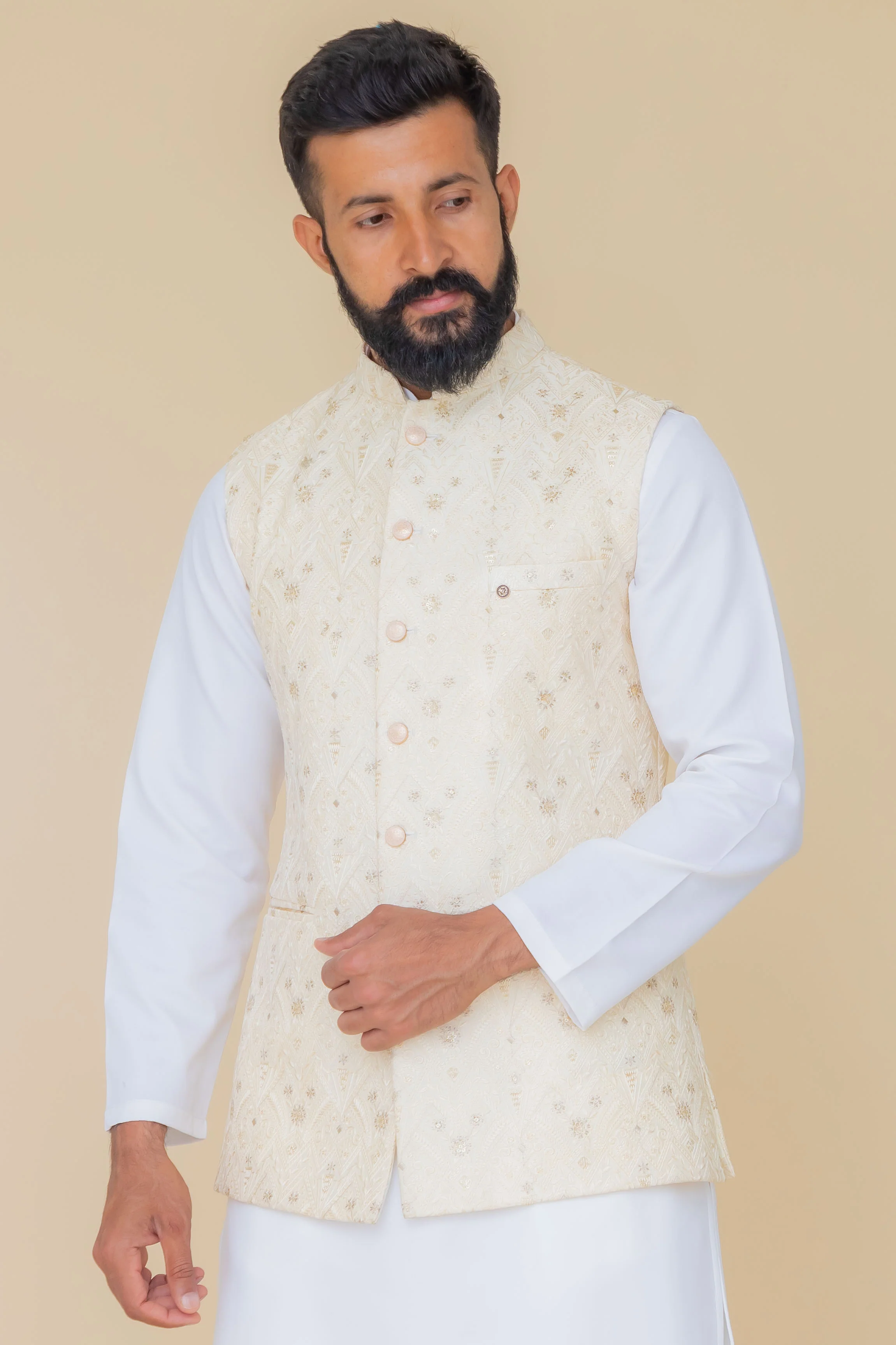 MLS EMBROIDERED JAWAHAR JACKET