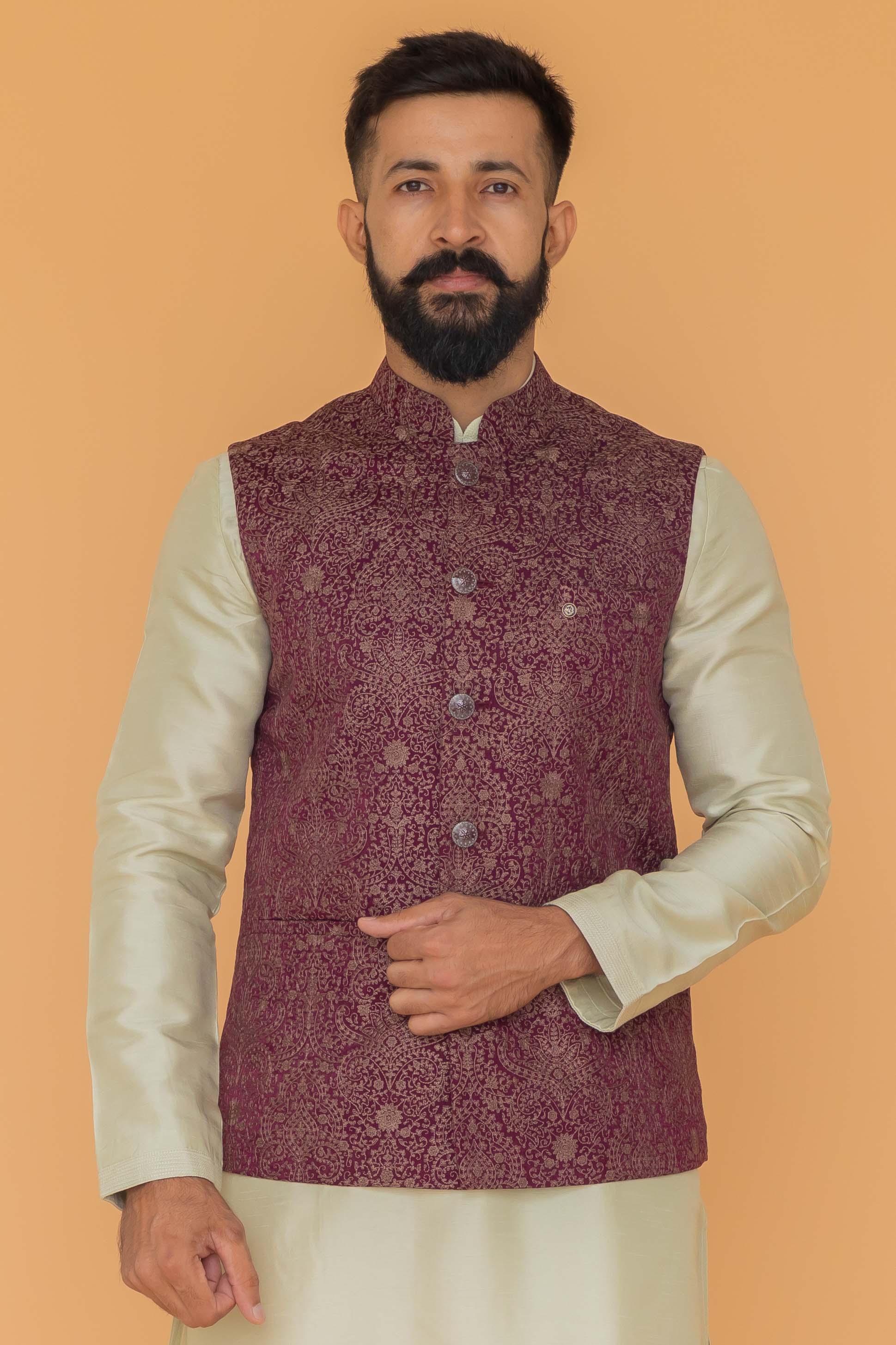 MLS EMBROIDERED JAWAHAR JACKET