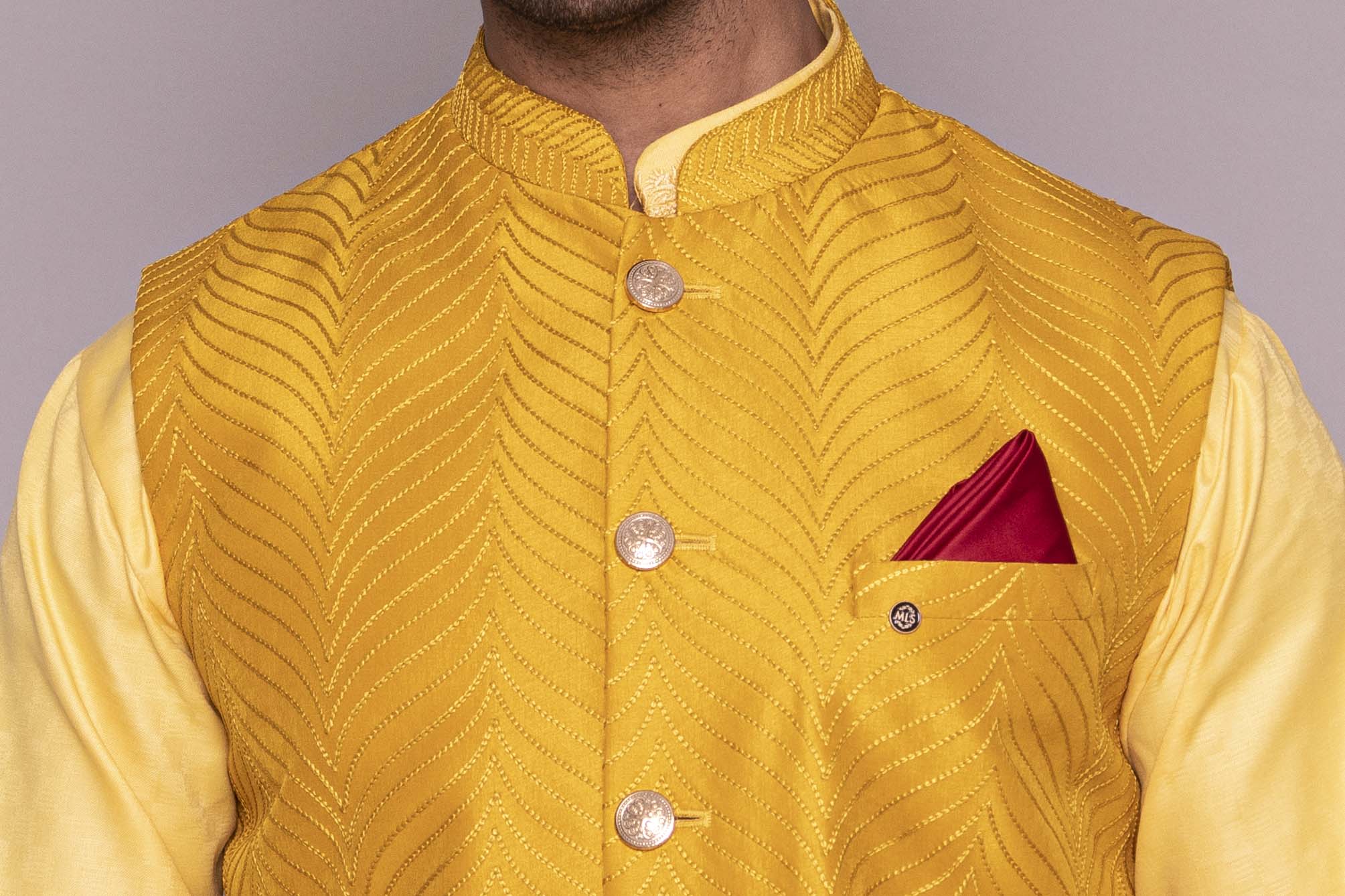 MLS EMBROIDERED JAWAHAR JACKET