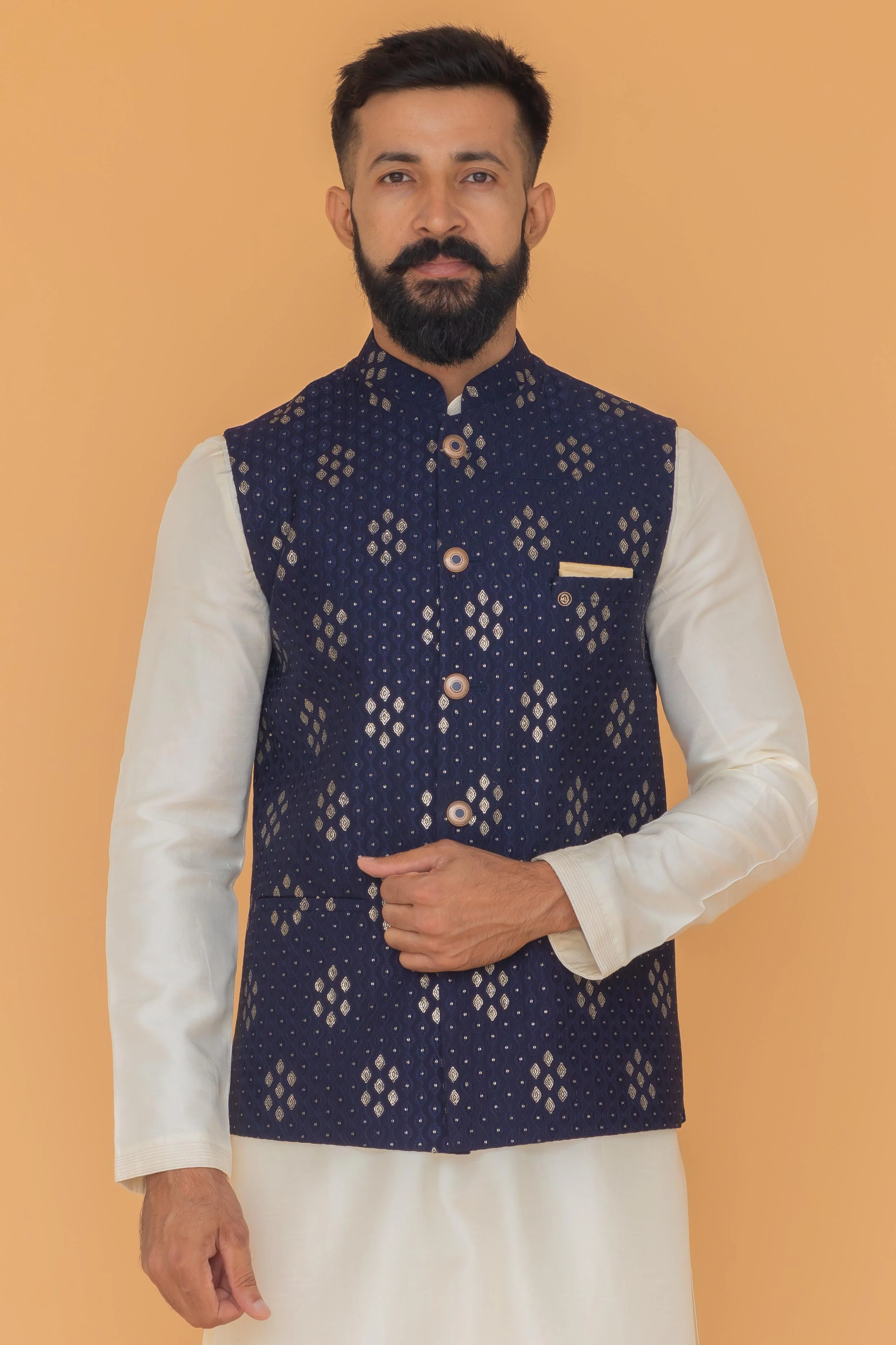 MLS EMBROIDERED JAWAHAR JACKET