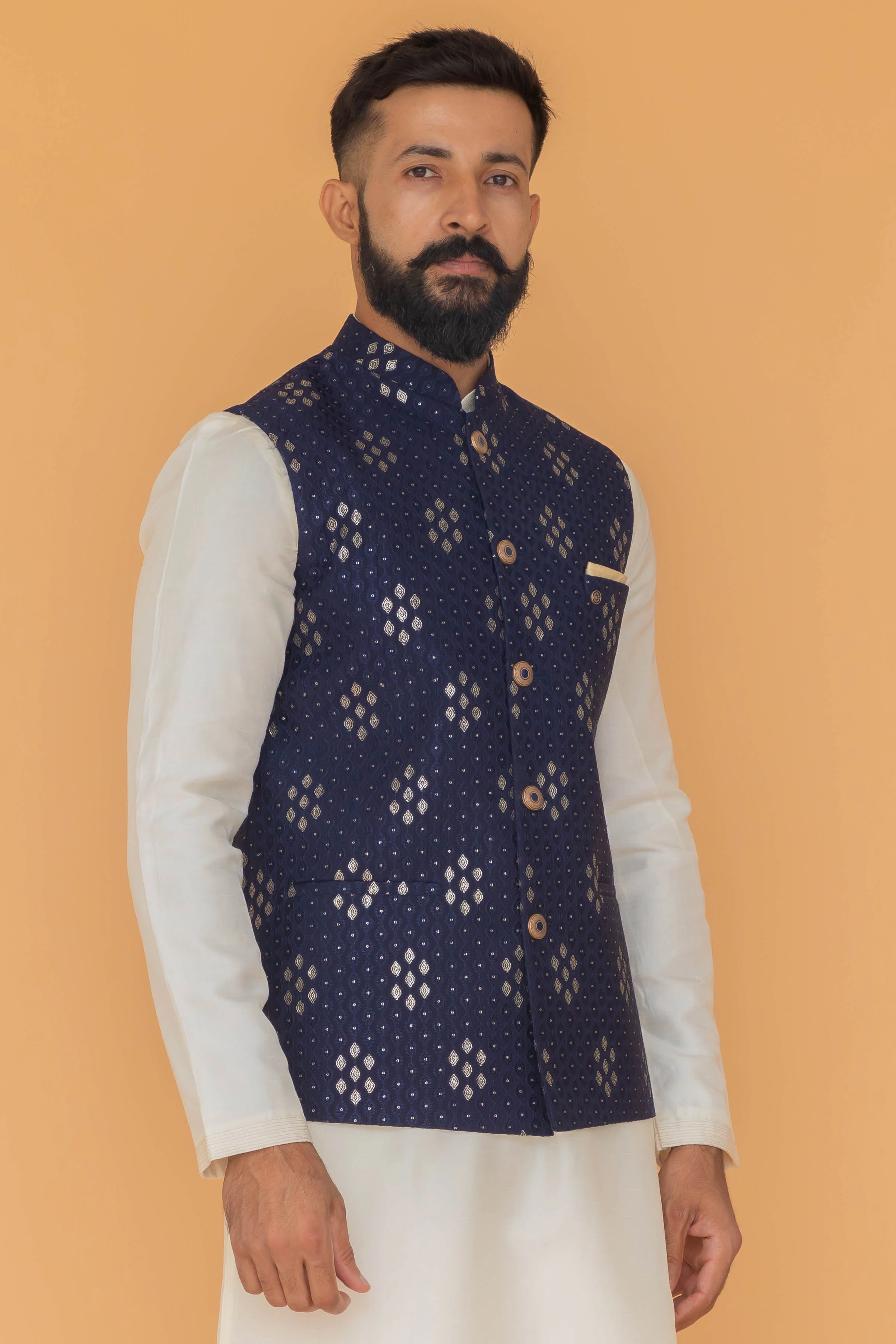 MLS EMBROIDERED JAWAHAR JACKET