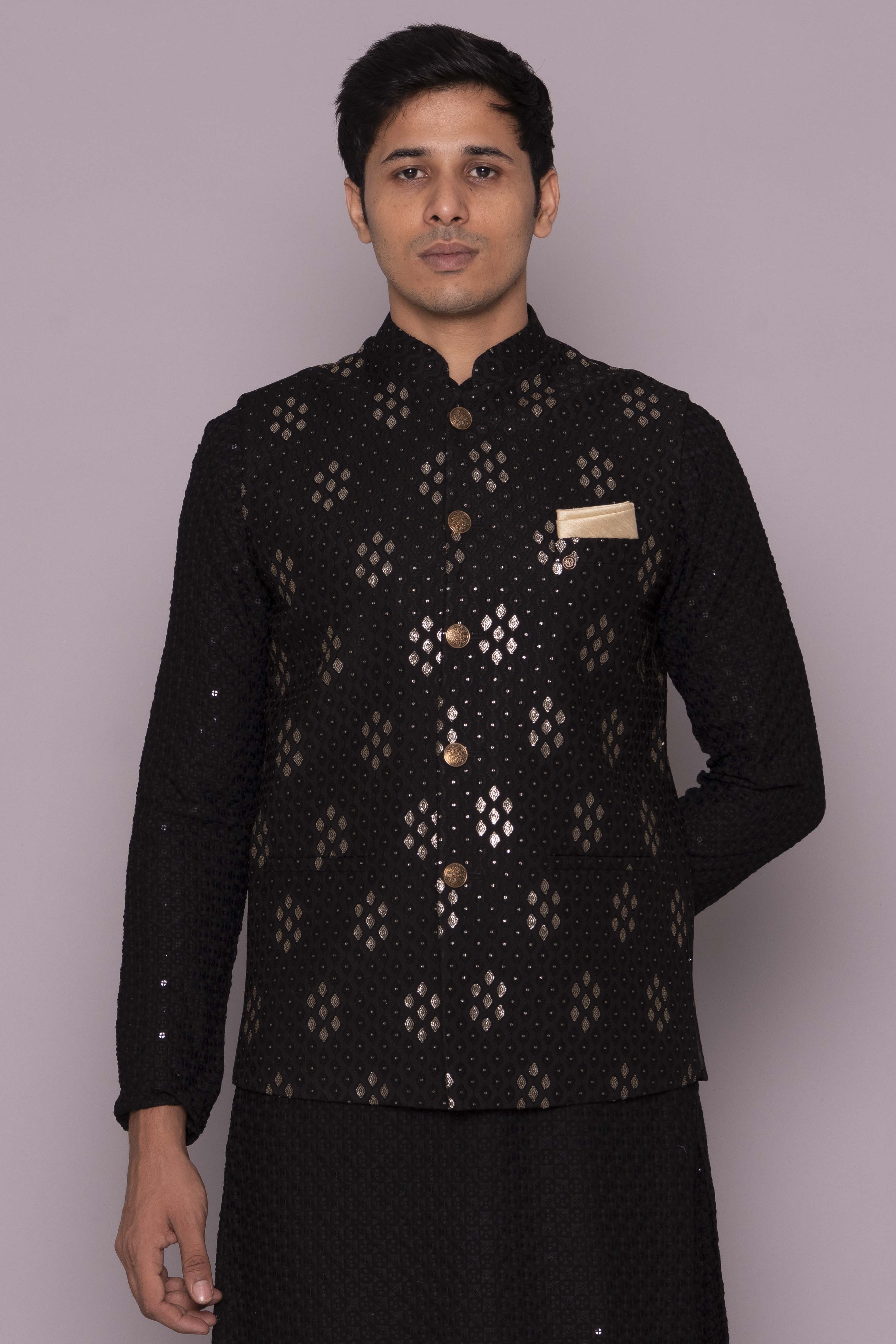 MLS EMBROIDERED JAWAHAR JACKET