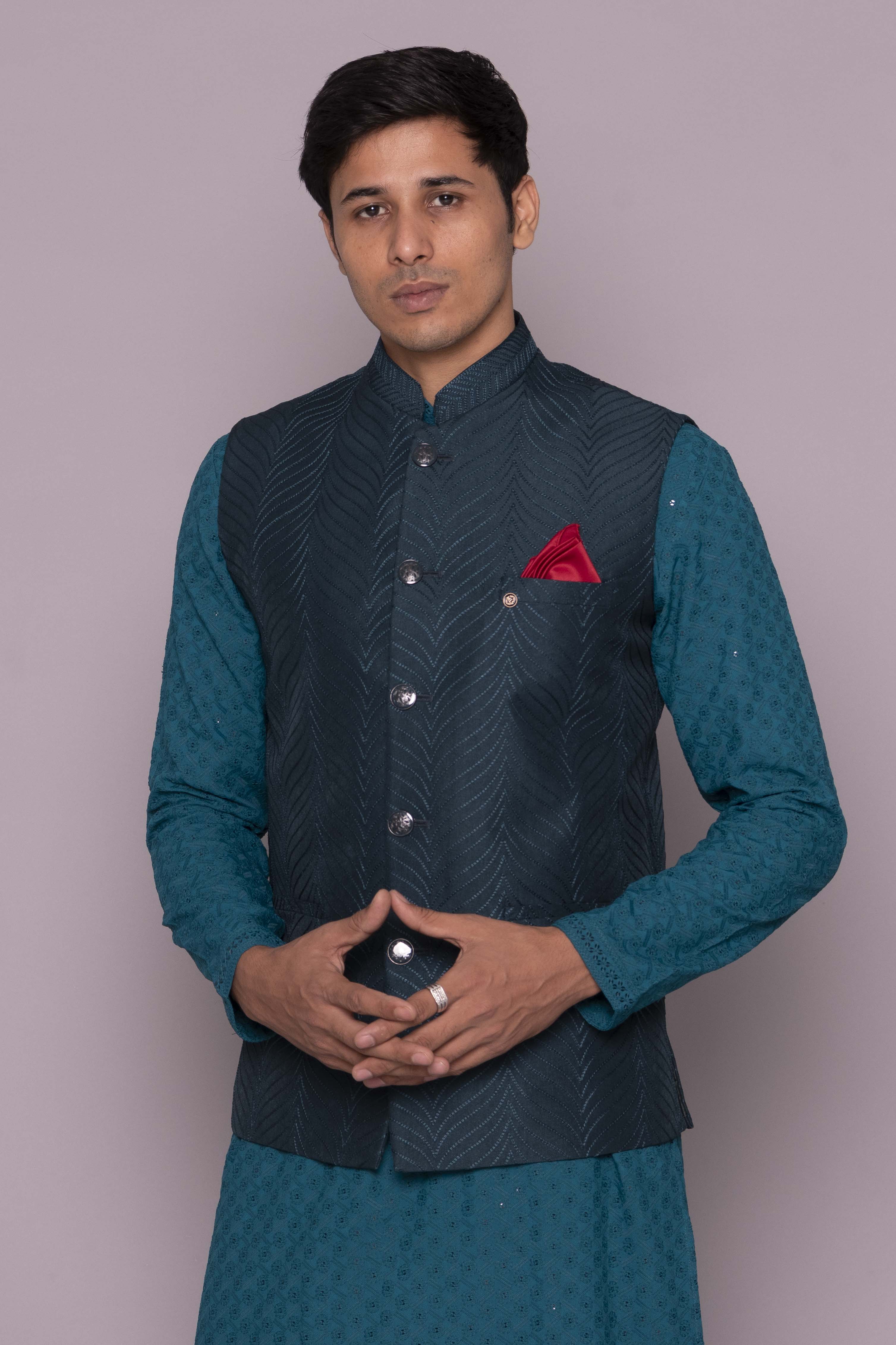 MLS EMBROIDERED JAWAHAR JACKET