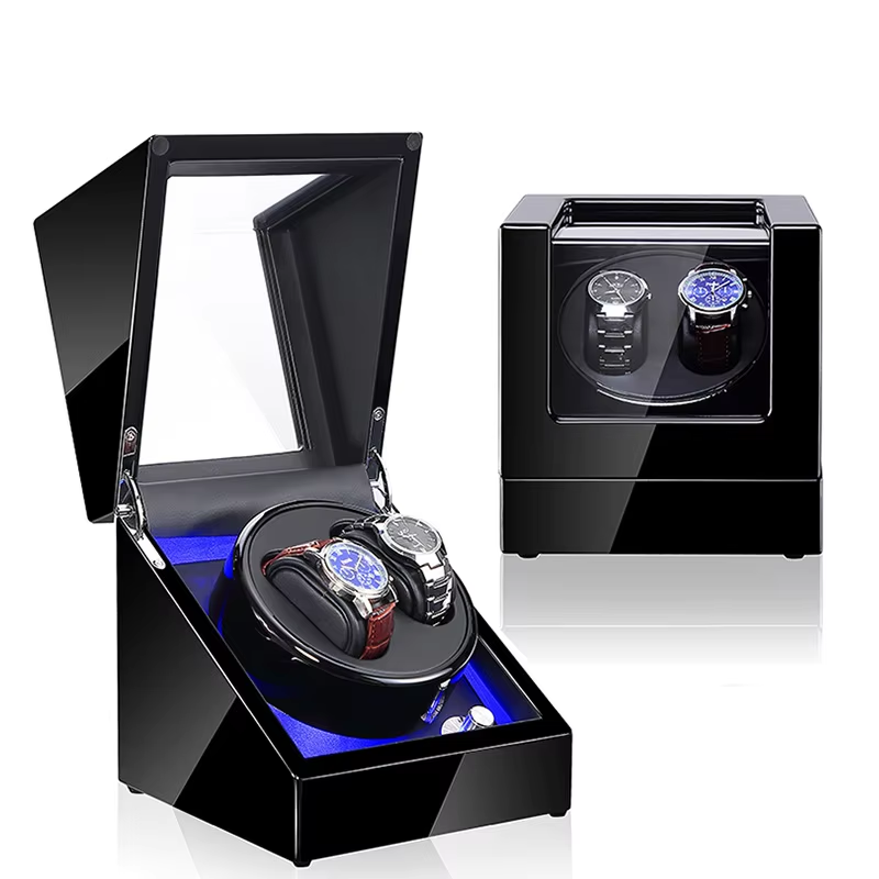 Luxury Automatic Watch Winder with USB Power Supply and Silent Motor