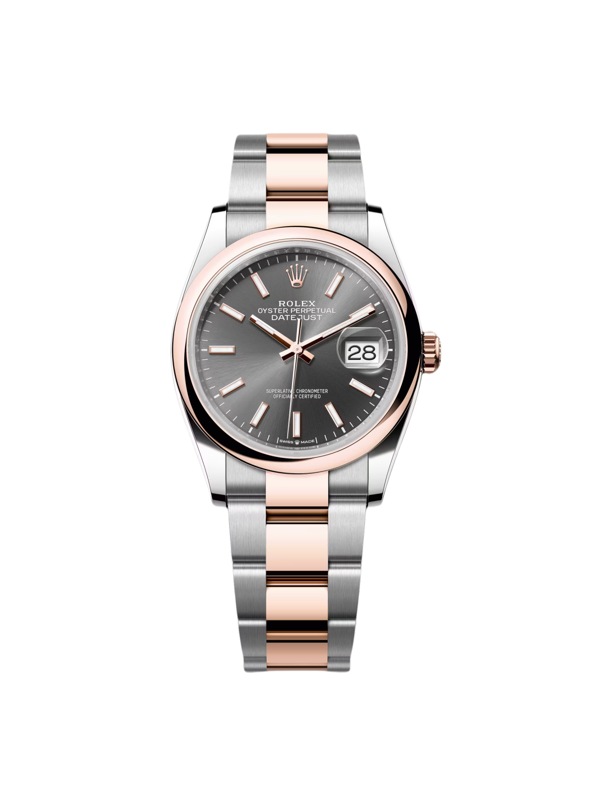 【Super Clone】ROLEX  Datejust 36mm 126201 Slate Dial Oyster Bracelet Watch