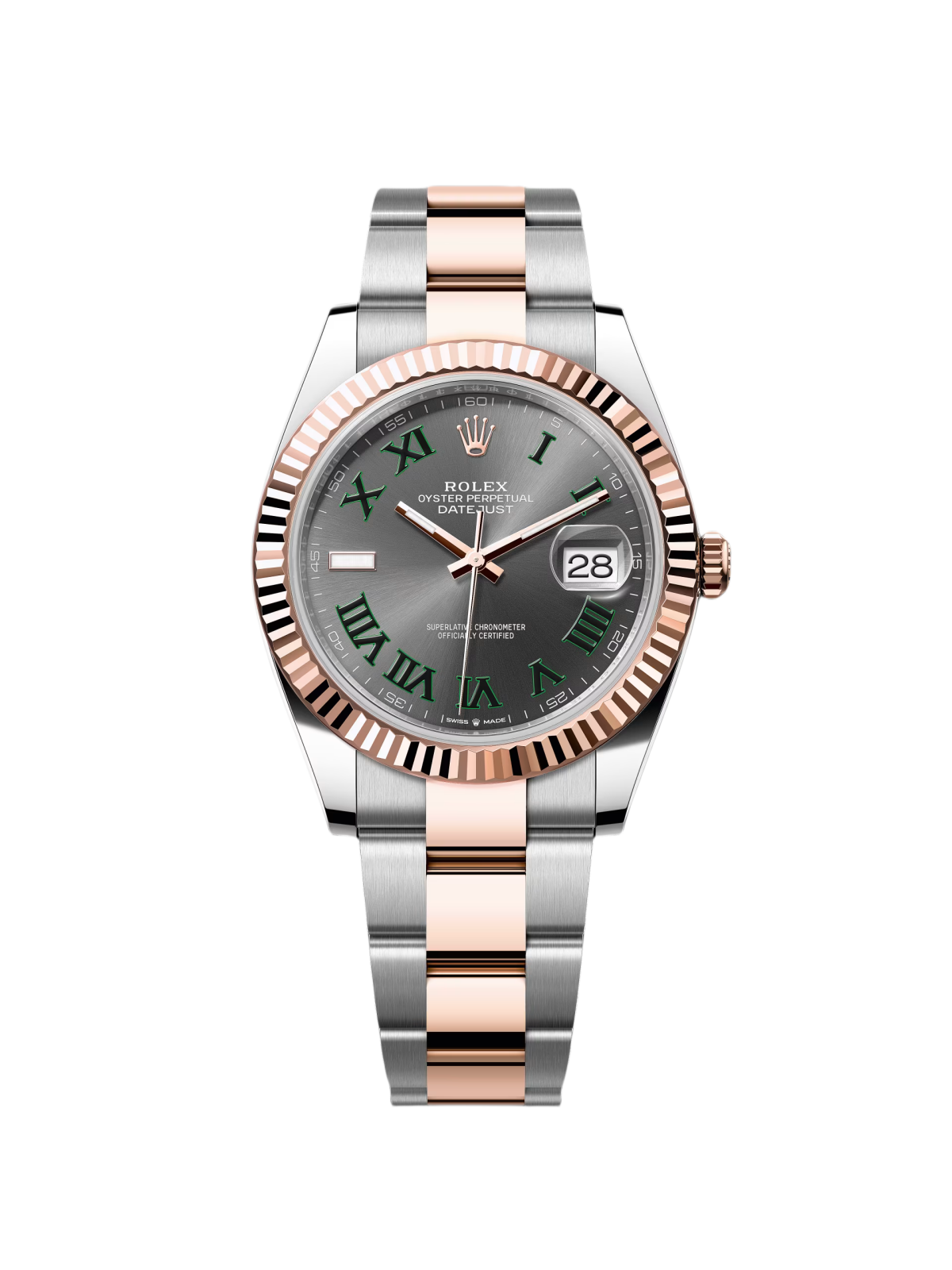 【Super Clone】ROLEX Datejust 41mm 126331 Oyster Band Steel and Everose Gold Men’s Watch